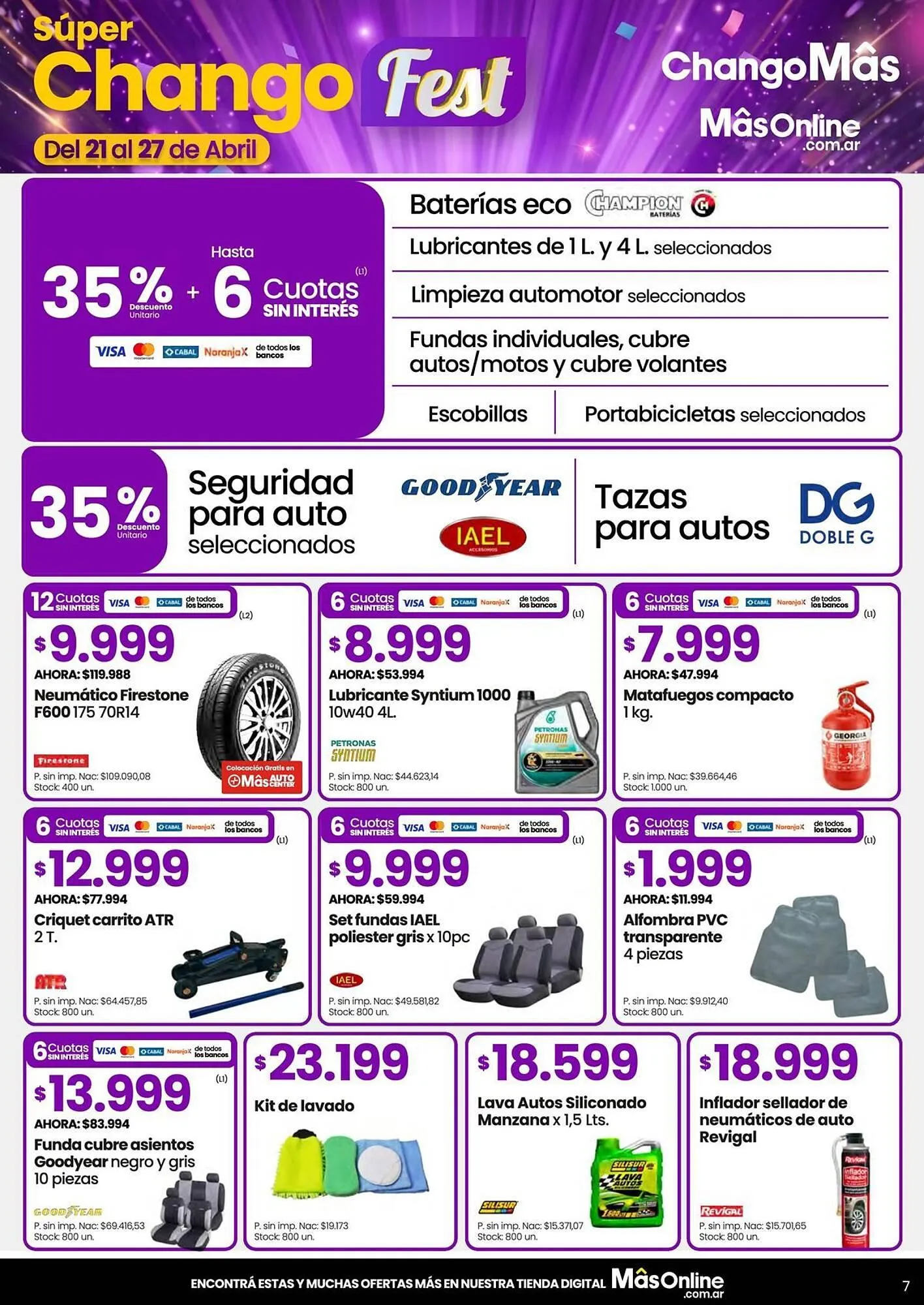 Ofertas de Catálogo Changomas 21 de abril al 27 de abril 2026 - Página 7 del catálogo