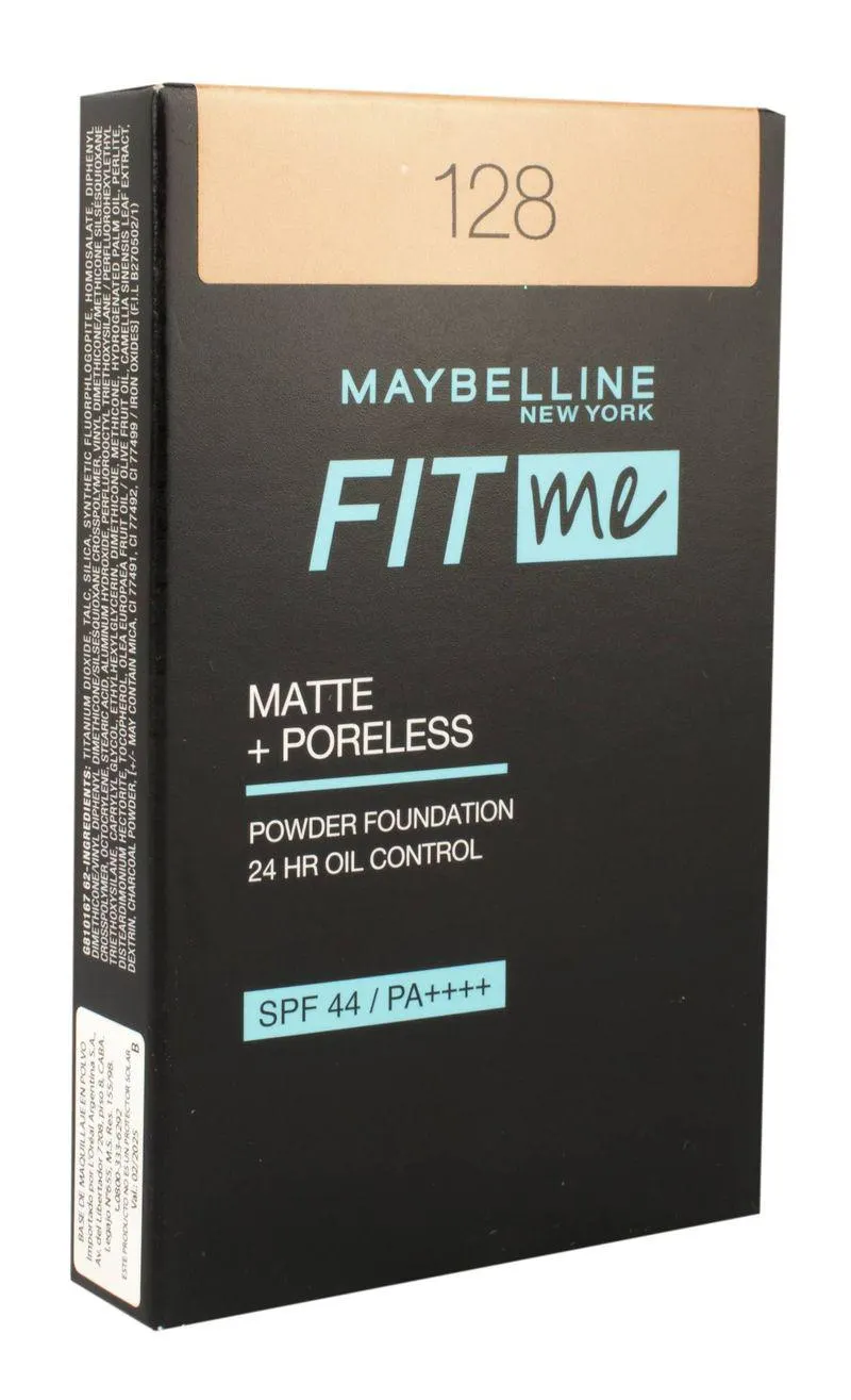 Polvo Compacto Maybelline Fit Me Twc 128