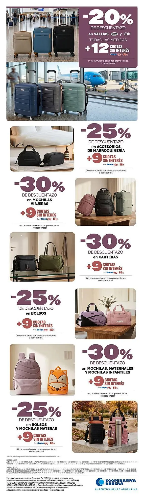 Ofertas de Catálogo Cooperativa Obrera 13 de mayo al 31 de mayo 2026 - Página 12 del catálogo