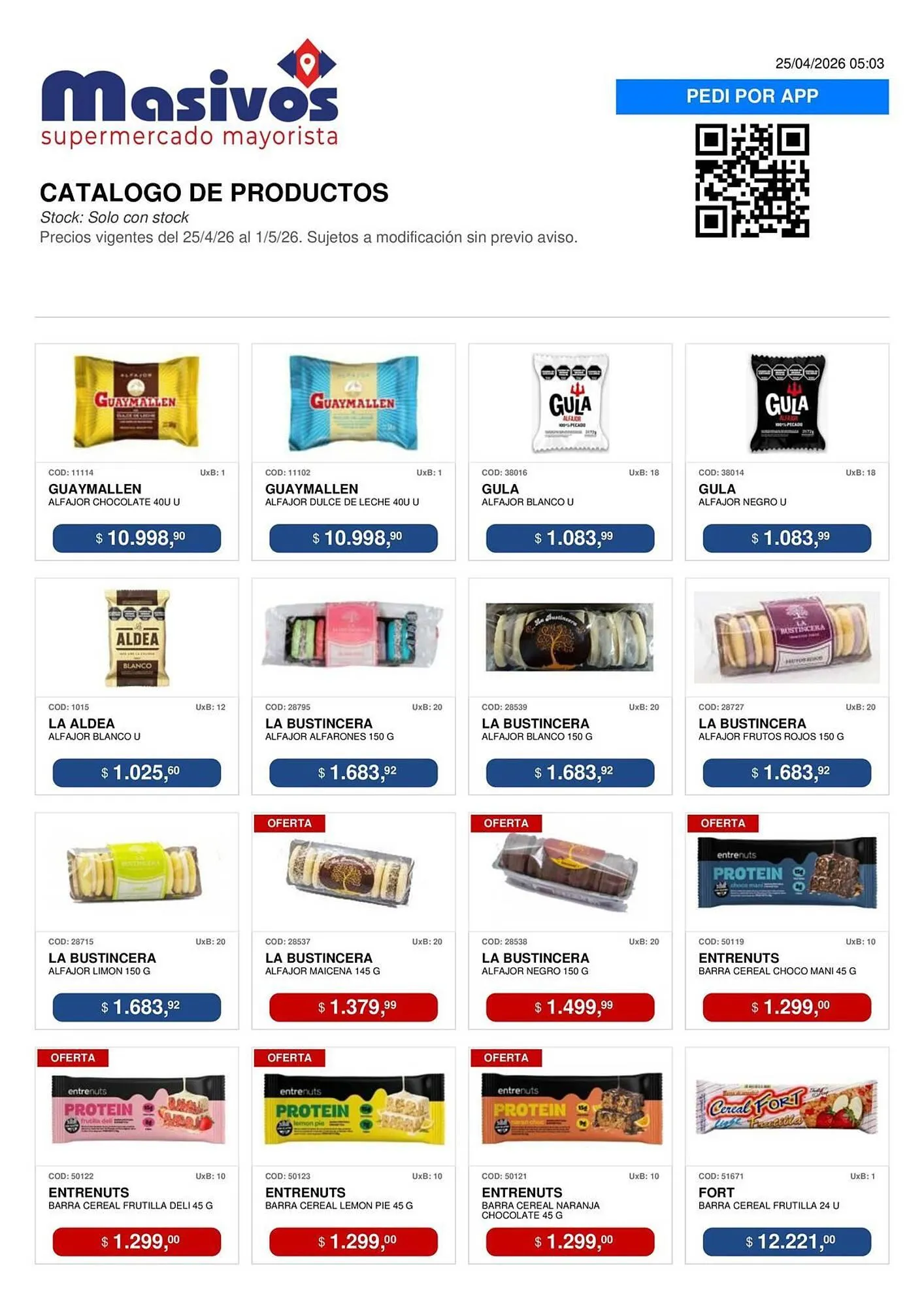 Ofertas de Catálogo Masivos 25 de abril al 1 de mayo 2026 - Página 149 del catálogo