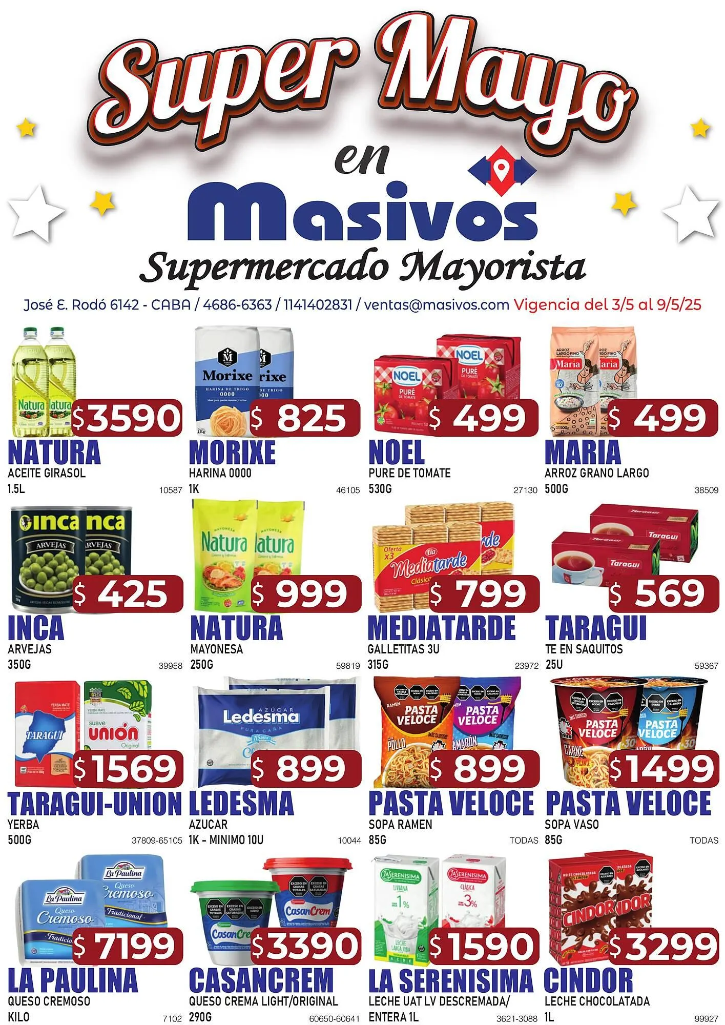 Catálogo Masivos - 1