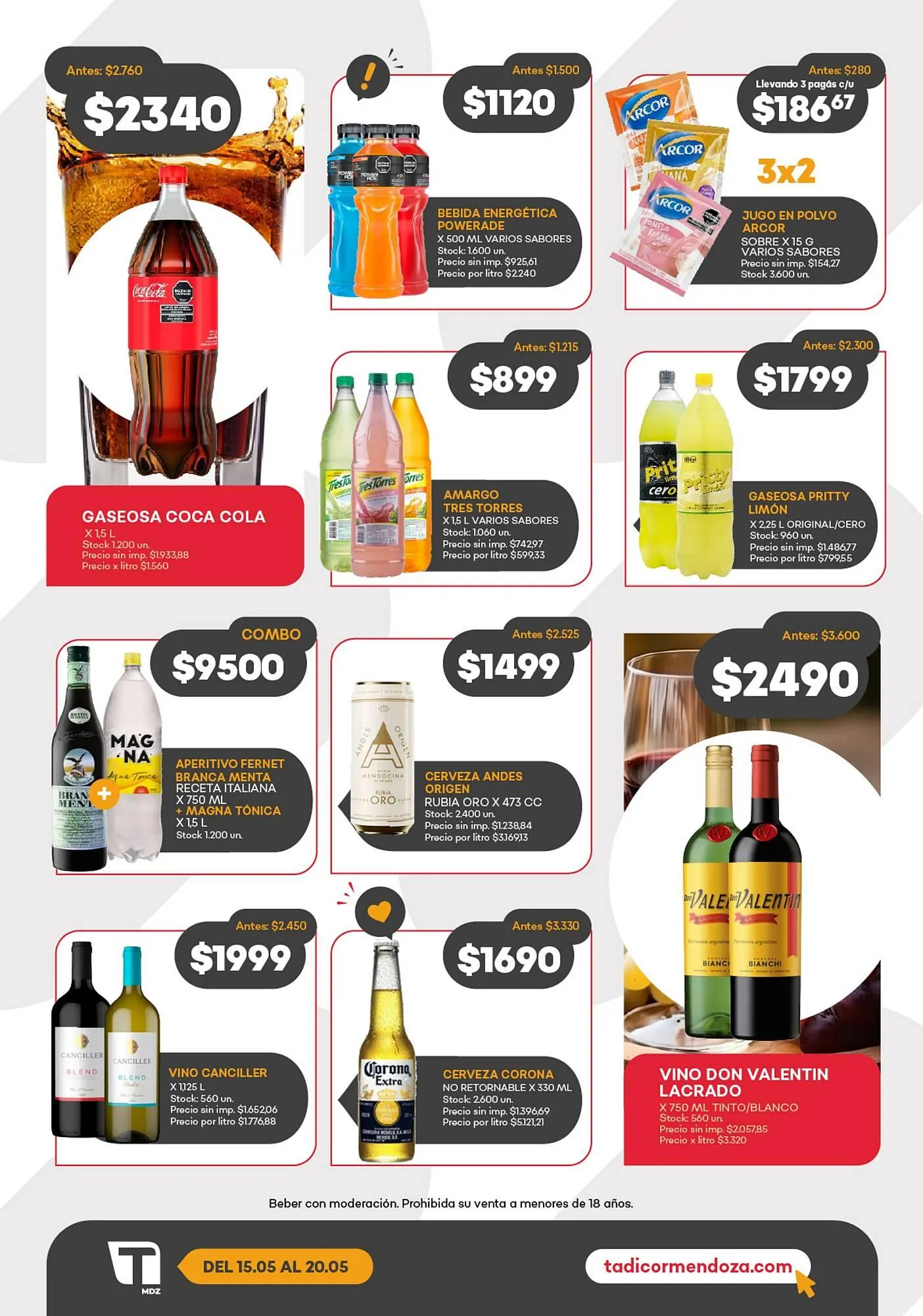 Ofertas de Catálogo Supermercados Tadicor 14 de mayo al 20 de mayo 2025 - Página 3 del catálogo