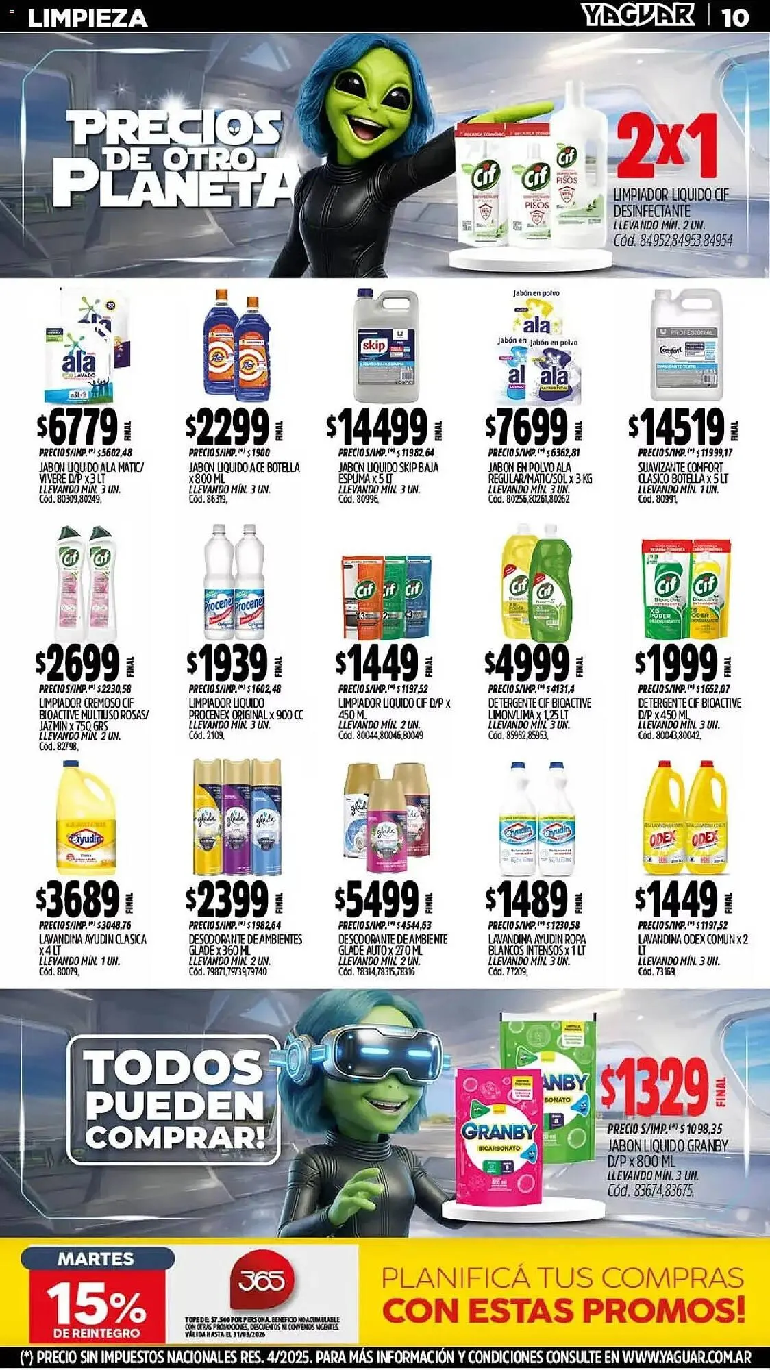 Ofertas de Catálogo Supermercados Yaguar 11 de marzo al 16 de marzo 2026 - Página 12 del catálogo