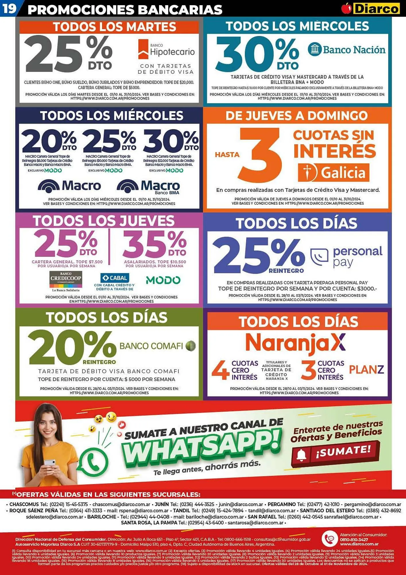 Ofertas de Catálogo Diarco 28 de octubre al 1 de noviembre 2024 - Página 20 del catálogo