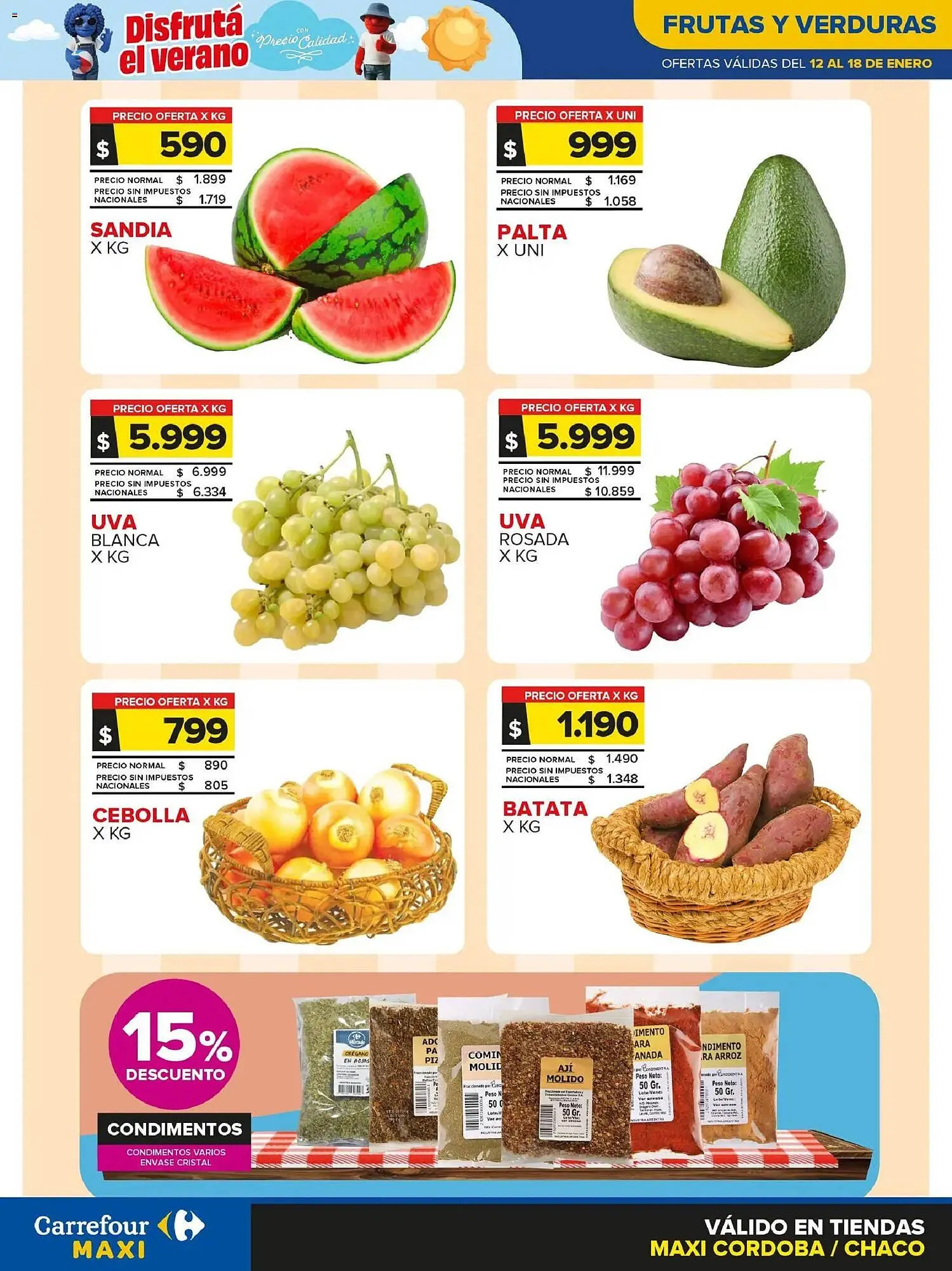 Ofertas de Catálogo Carrefour 12 de enero al 18 de enero 2026 - Página 1 del catálogo