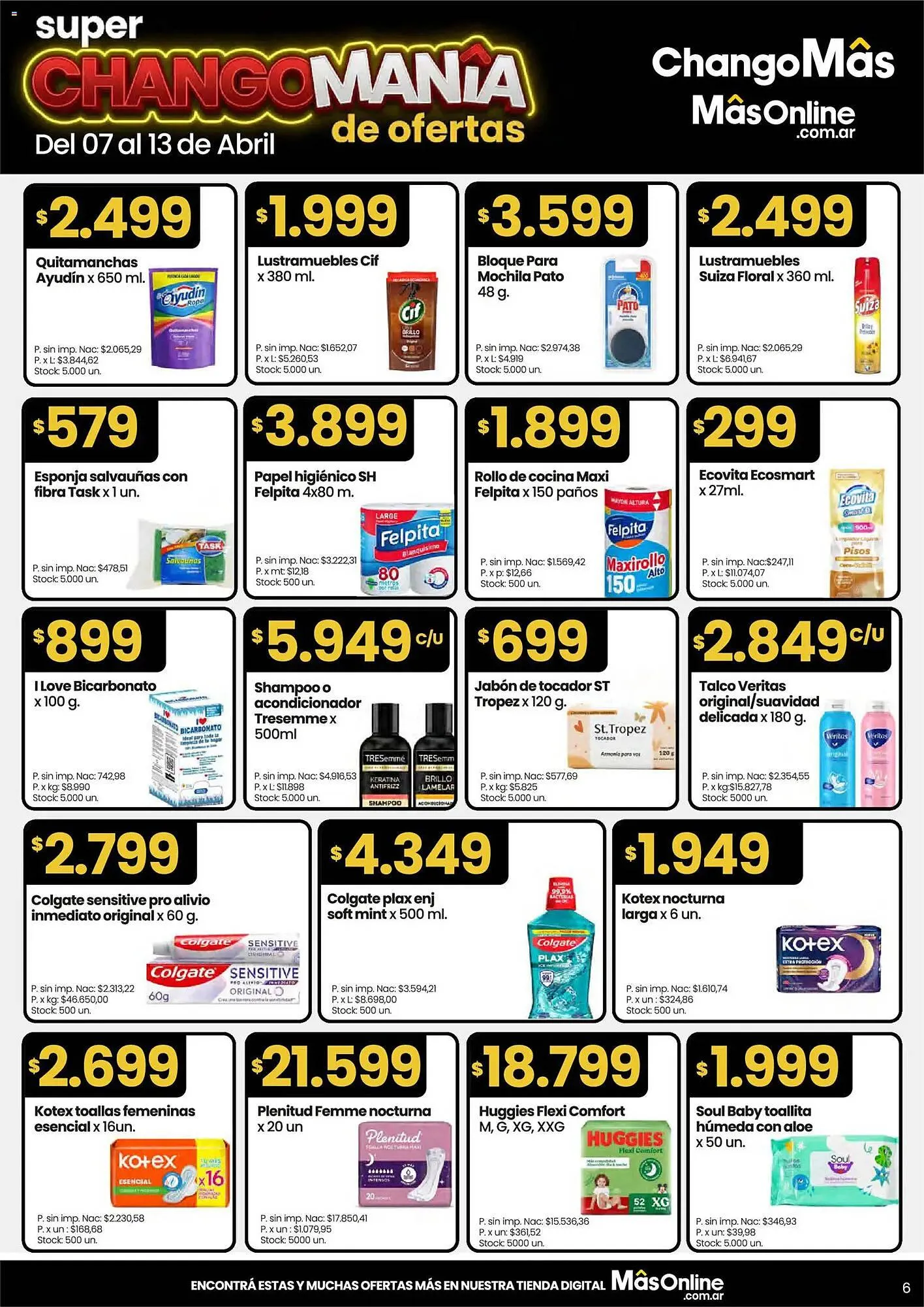 Ofertas de Catálogo Changomas 7 de abril al 14 de abril 2026 - Página 6 del catálogo