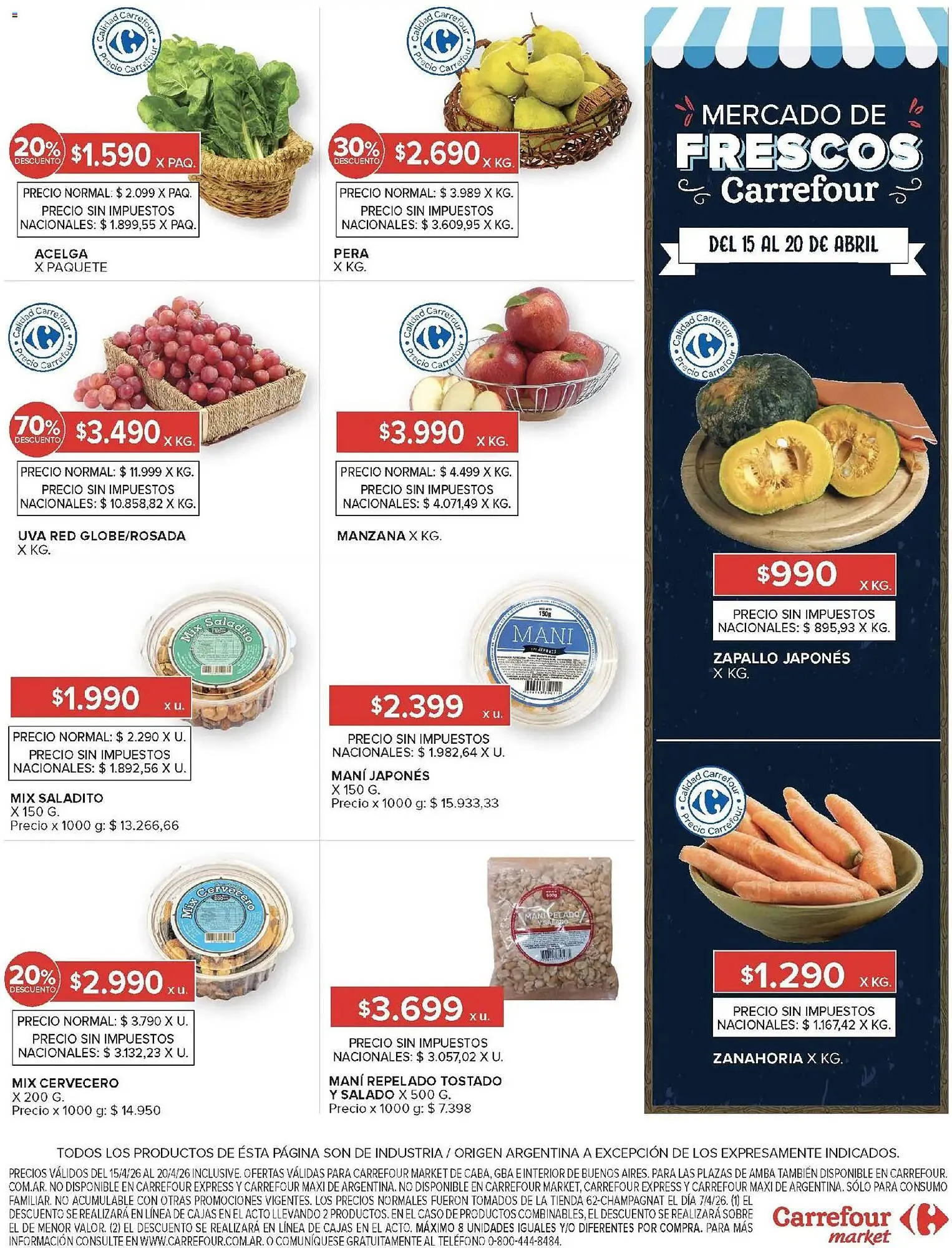 Ofertas de Catálogo Carrefour 15 de abril al 20 de abril 2026 - Página 36 del catálogo