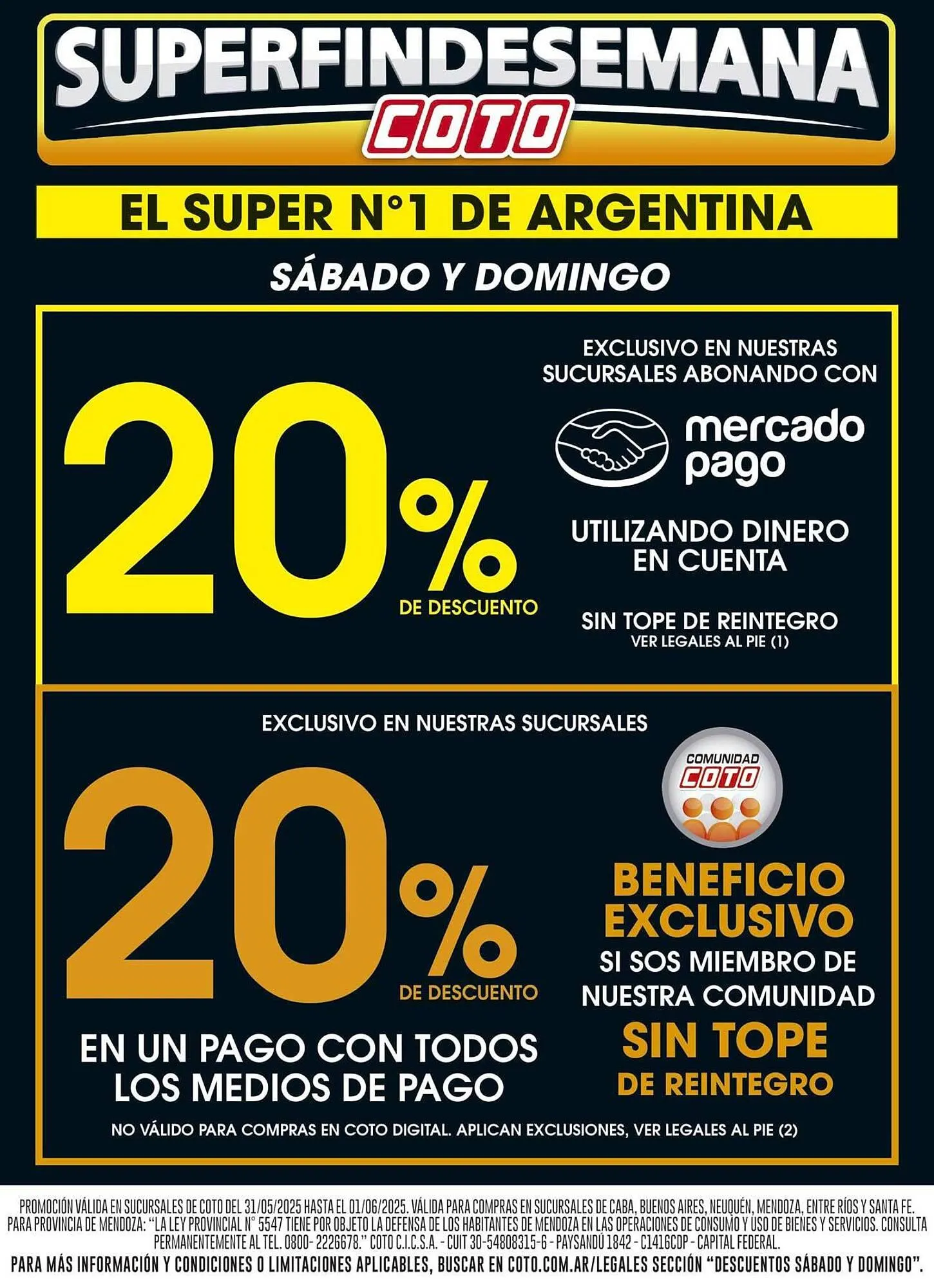 Ofertas de Catálogo Coto 2 de junio al 2 de junio 2025 - Página 1 del catálogo