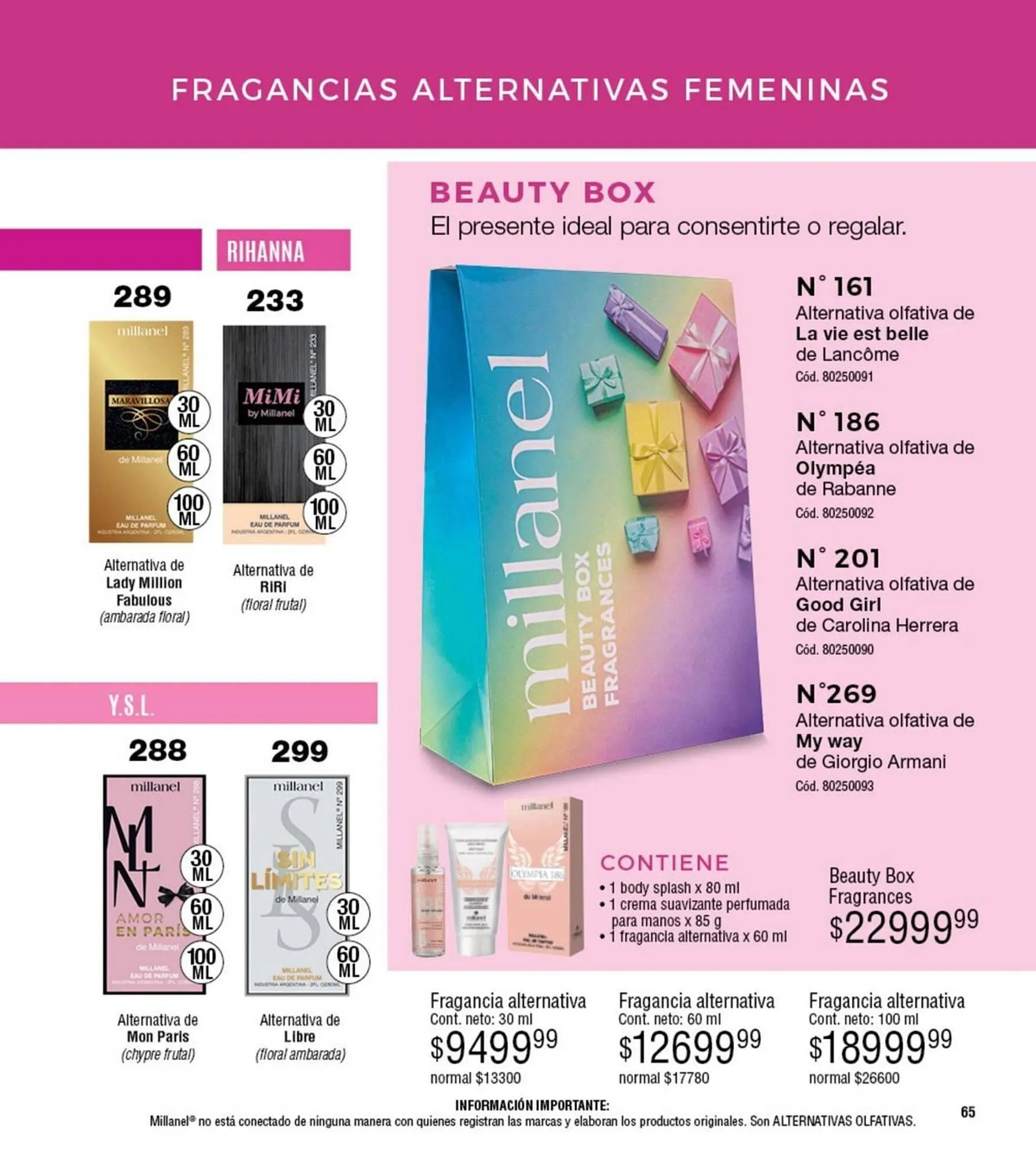 Ofertas de Catálogo Millanel Cosmética 27 de febrero al 31 de marzo 2025 - Página 65 del catálogo