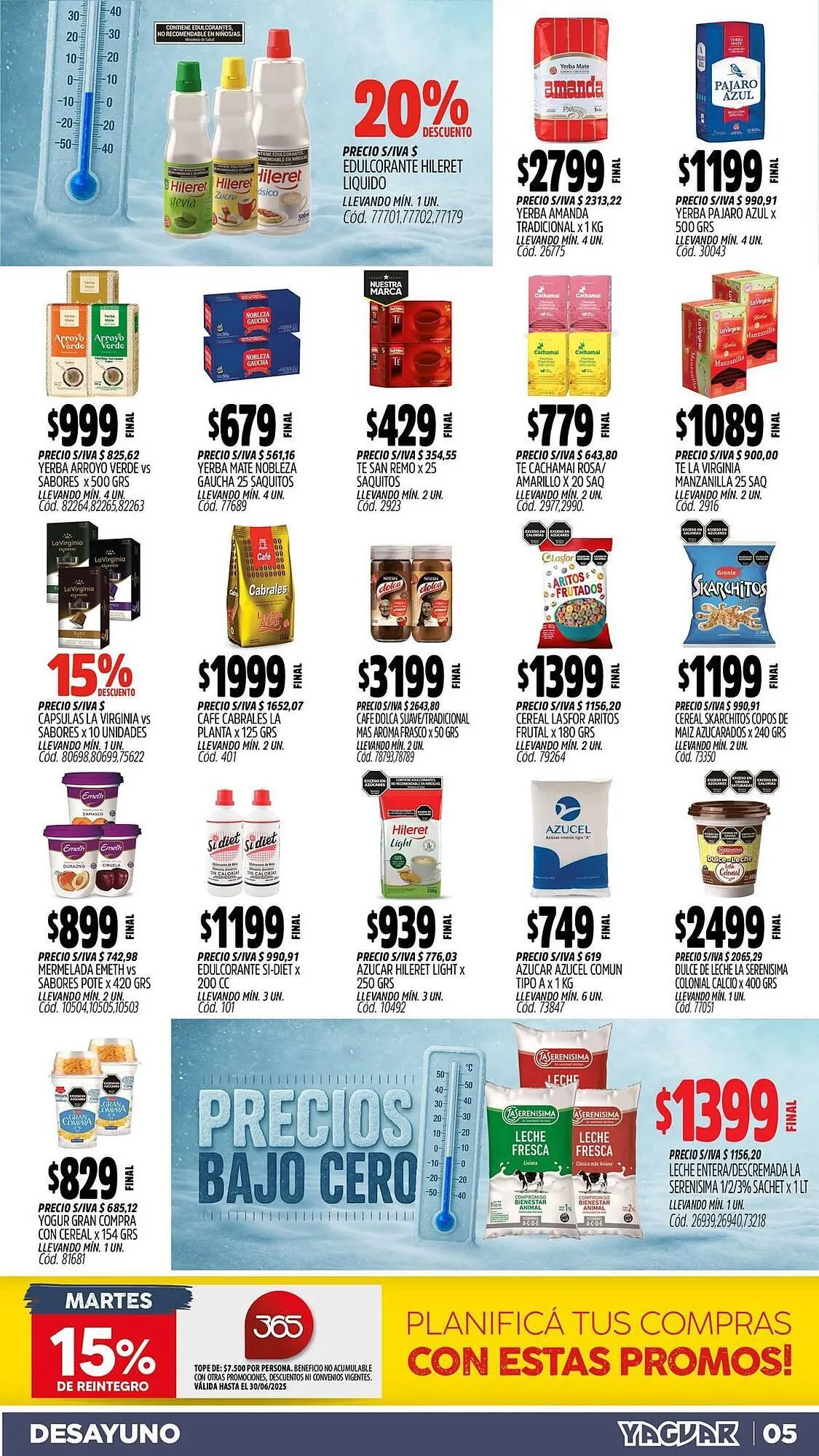 Ofertas de Catálogo Supermercados Yaguar 23 de junio al 28 de junio 2025 - Página 5 del catálogo