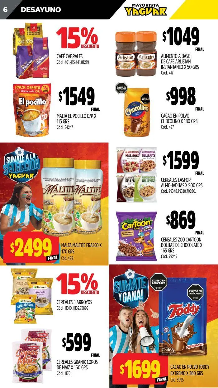 Ofertas de Ofertas Supermercados Yaguar Trelew 1 de julio al 7 de julio 2024 - Página 6 del catálogo