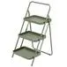 Estantería escalera plegable de acero verde