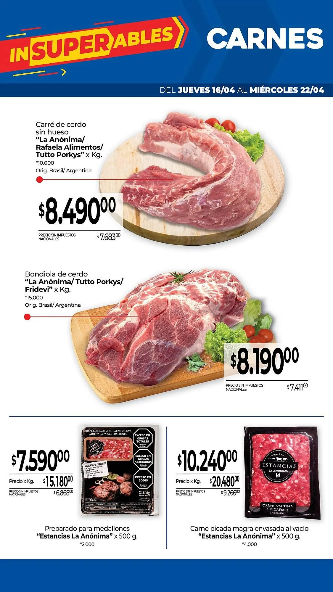 Ofertas de Catálogo La Anonima 16 de abril al 22 de abril 2026 - Página 3 del catálogo