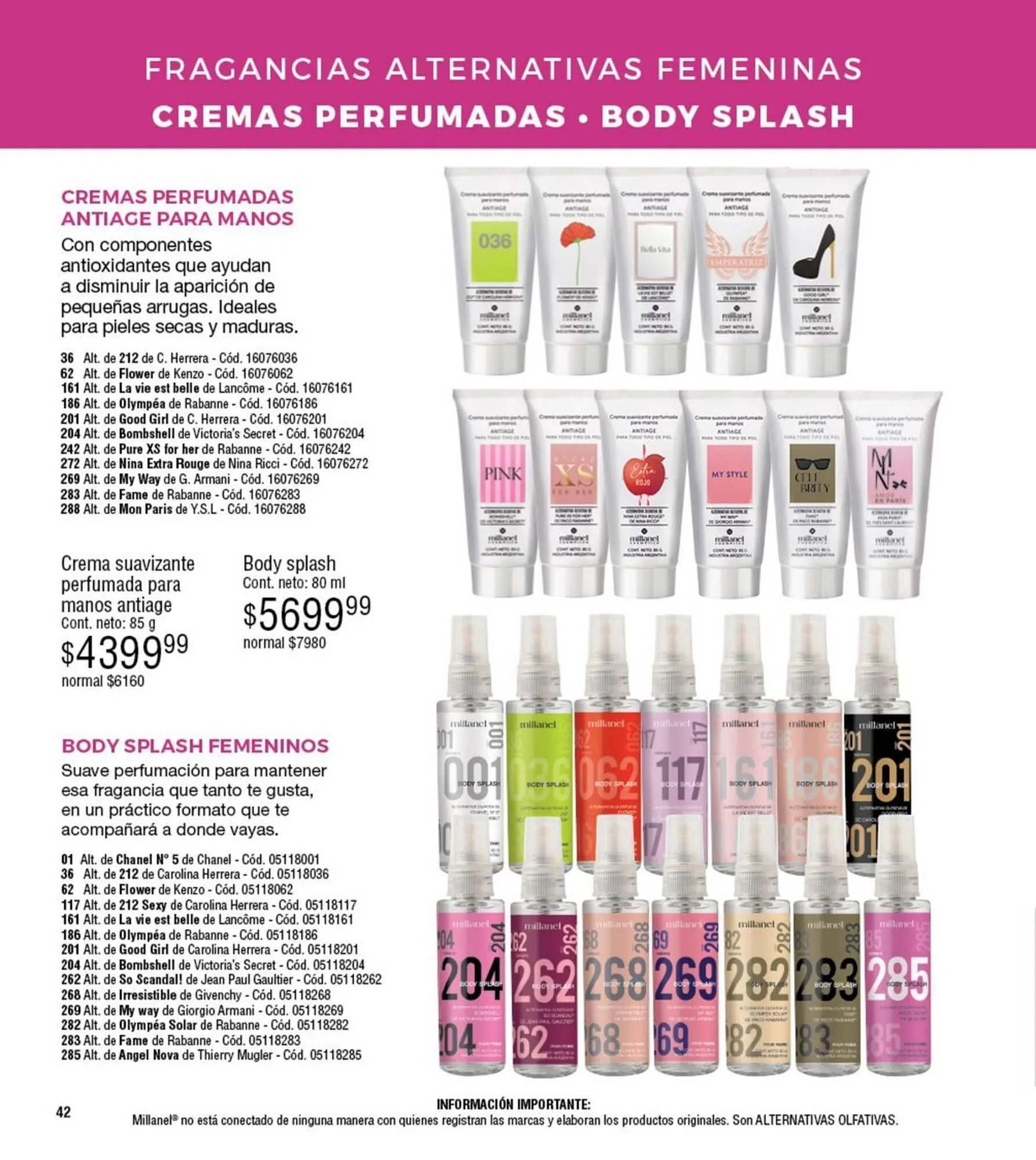 Ofertas de Catálogo Millanel Cosmética 3 de marzo al 30 de marzo 2025 - Página 42 del catálogo