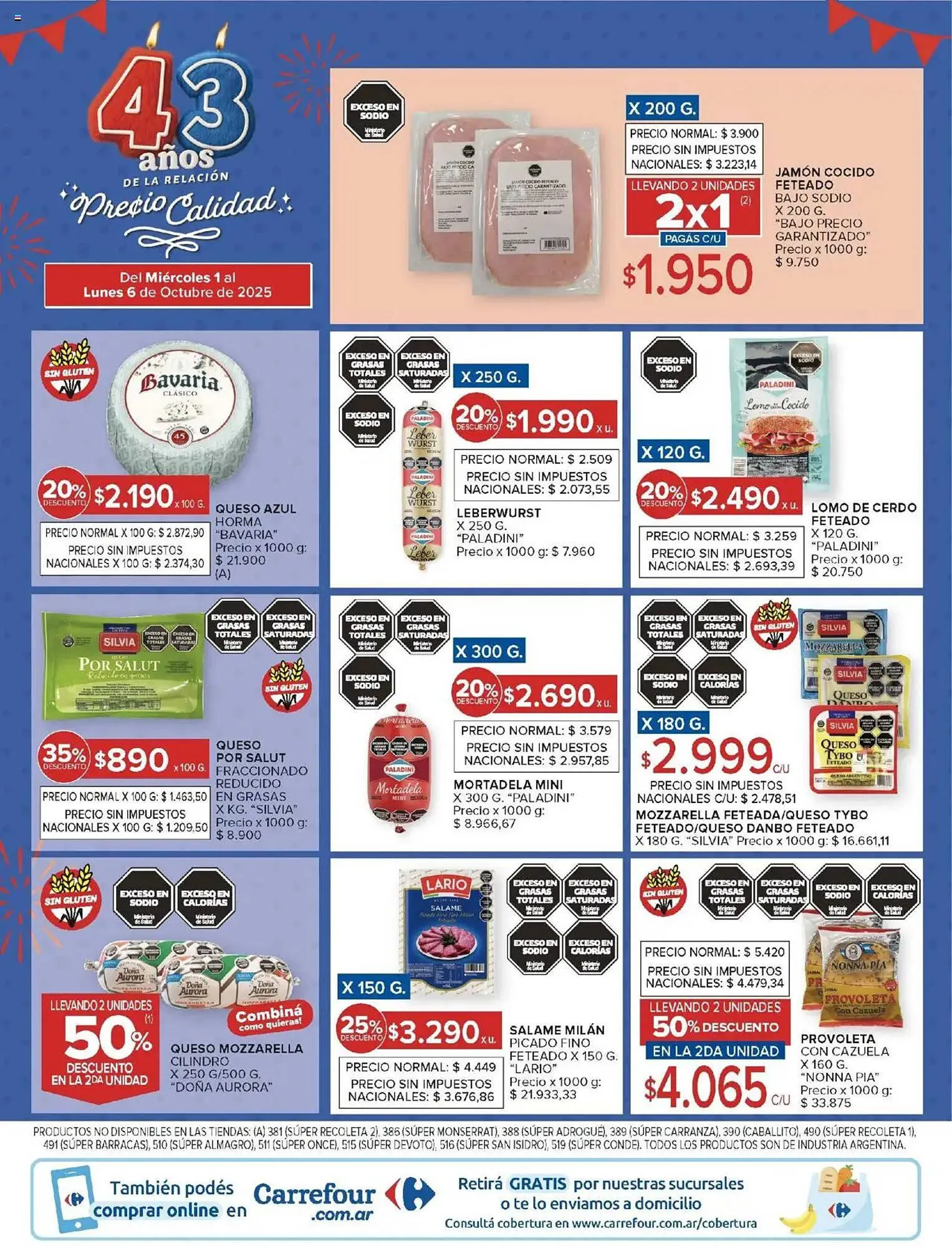 Ofertas de Folleto Carrefour Market 1 de octubre al 6 de octubre 2025 - Página 17 del catálogo