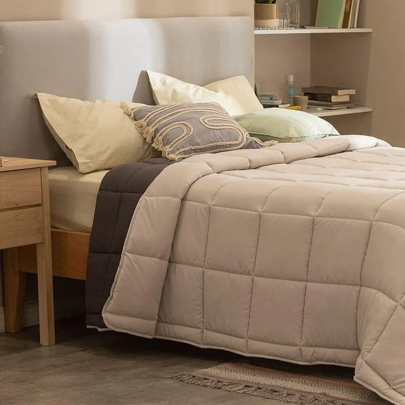 Acolchado King Size Reversible Micro Liso
