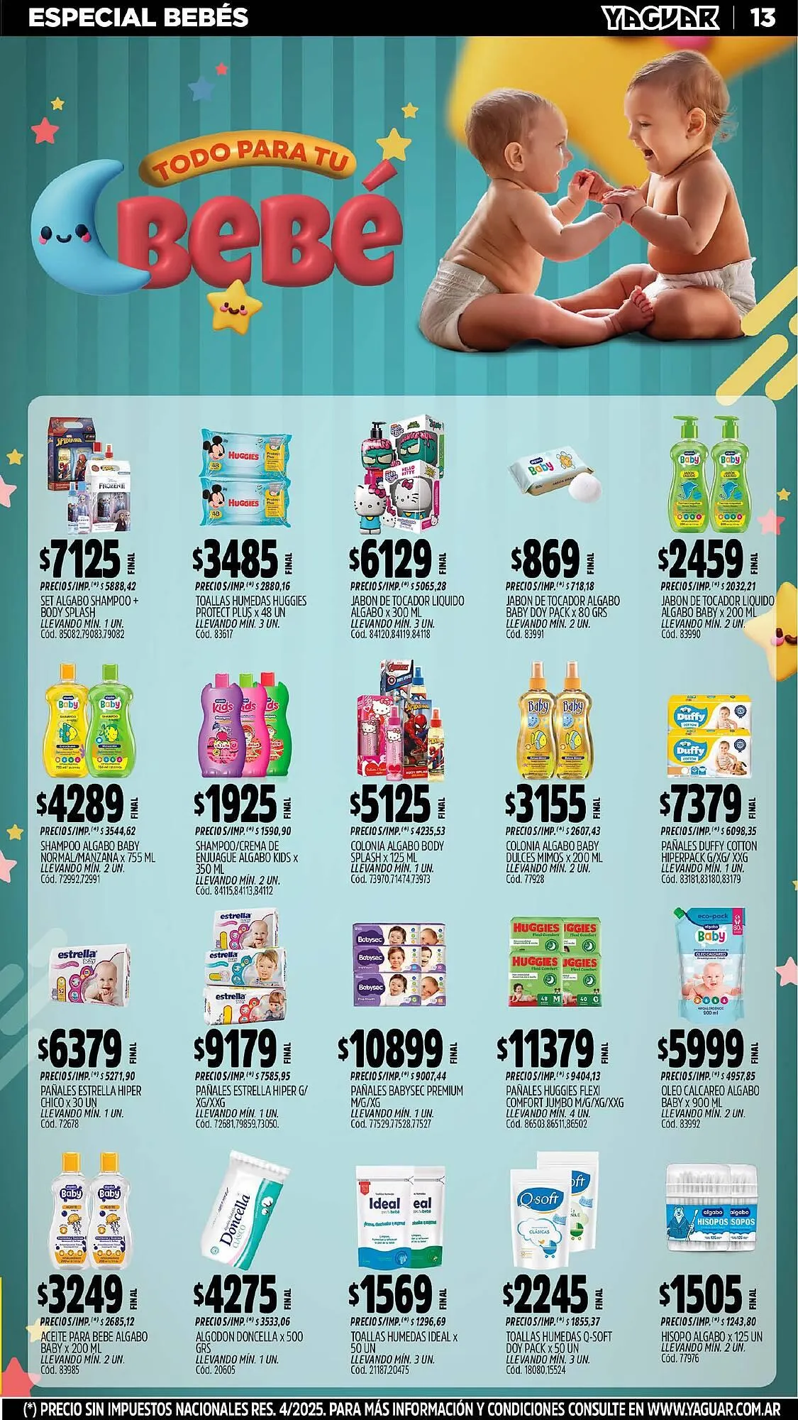 Ofertas de Catálogo Supermercados Yaguar 11 de agosto al 18 de agosto 2025 - Página 14 del catálogo