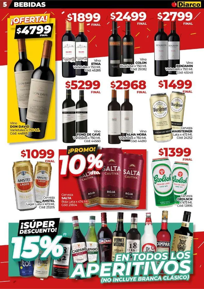 Ofertas de Diarco Ofertas Sur 19 de agosto al 25 de agosto 2024 - Página 5 del catálogo