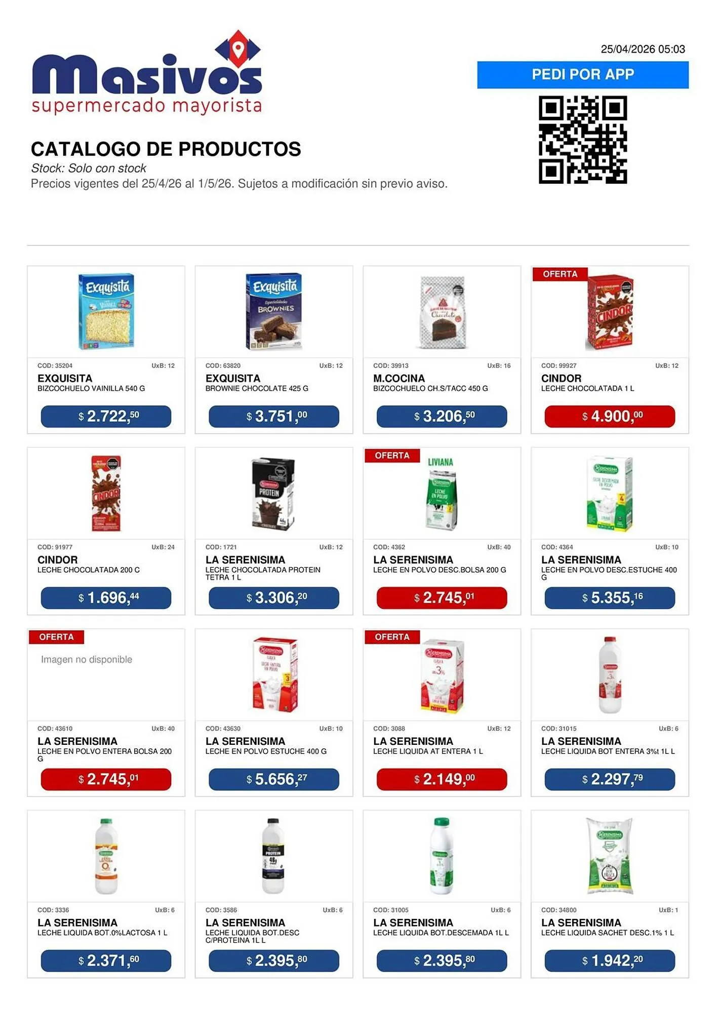 Ofertas de Catálogo Masivos 25 de abril al 1 de mayo 2026 - Página 34 del catálogo