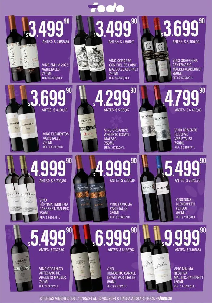 Ofertas de Catálogo Supermercados Todo 10 de mayo al 30 de mayo 2024 - Página 20 del catálogo