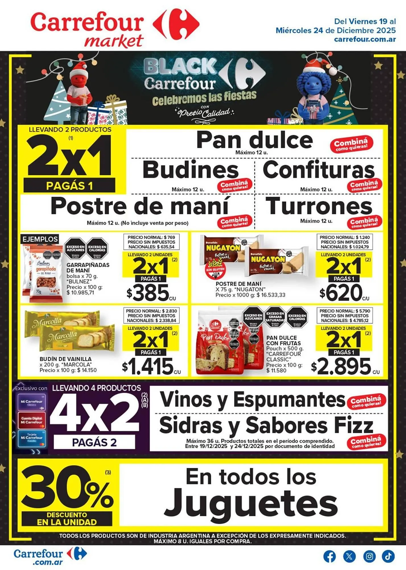 Ofertas de Folleto Carrefour Market 19 de diciembre al 25 de diciembre 2025 - Página 1 del catálogo