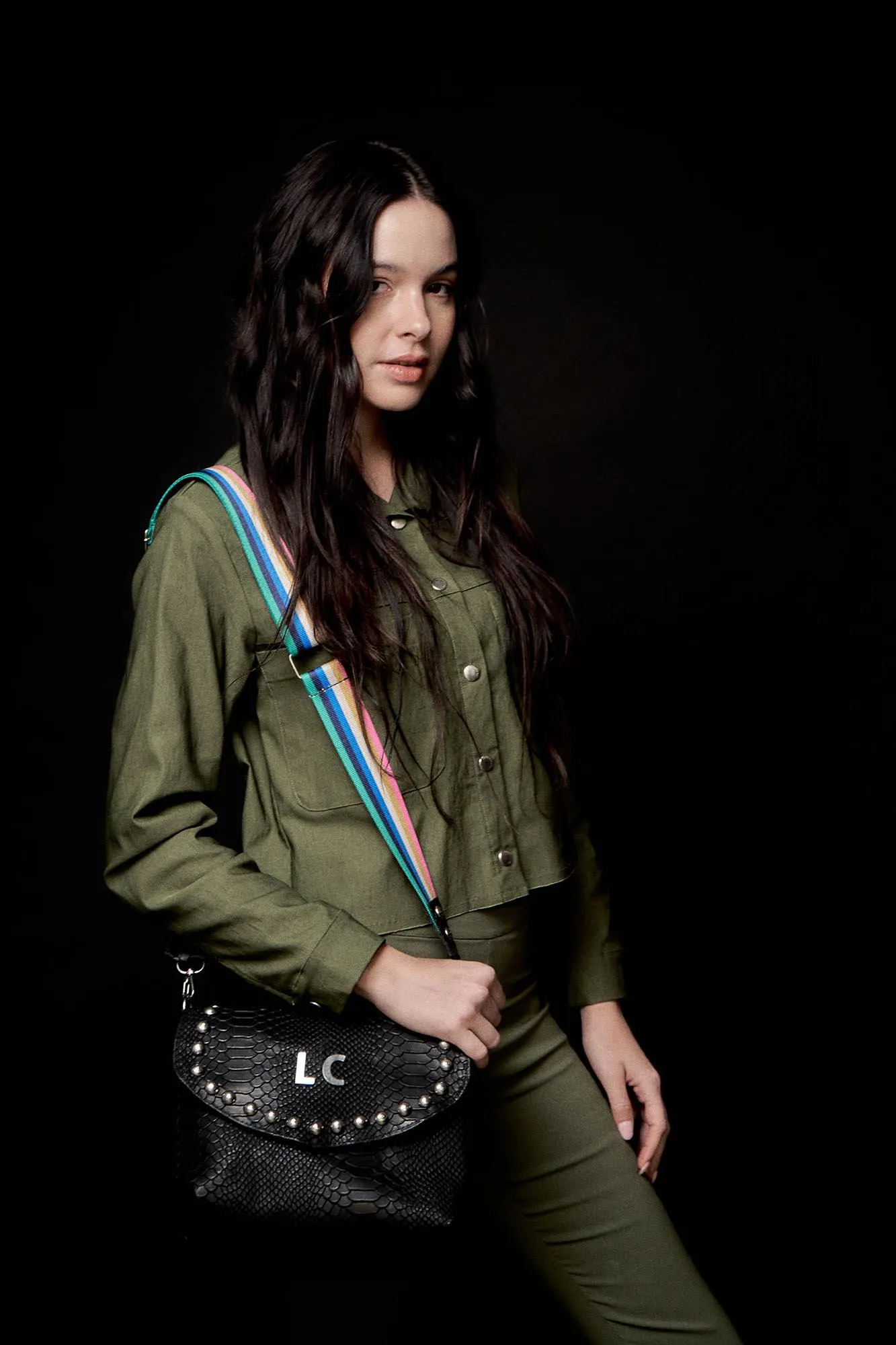 BANDOLERA GRETE NEGRO