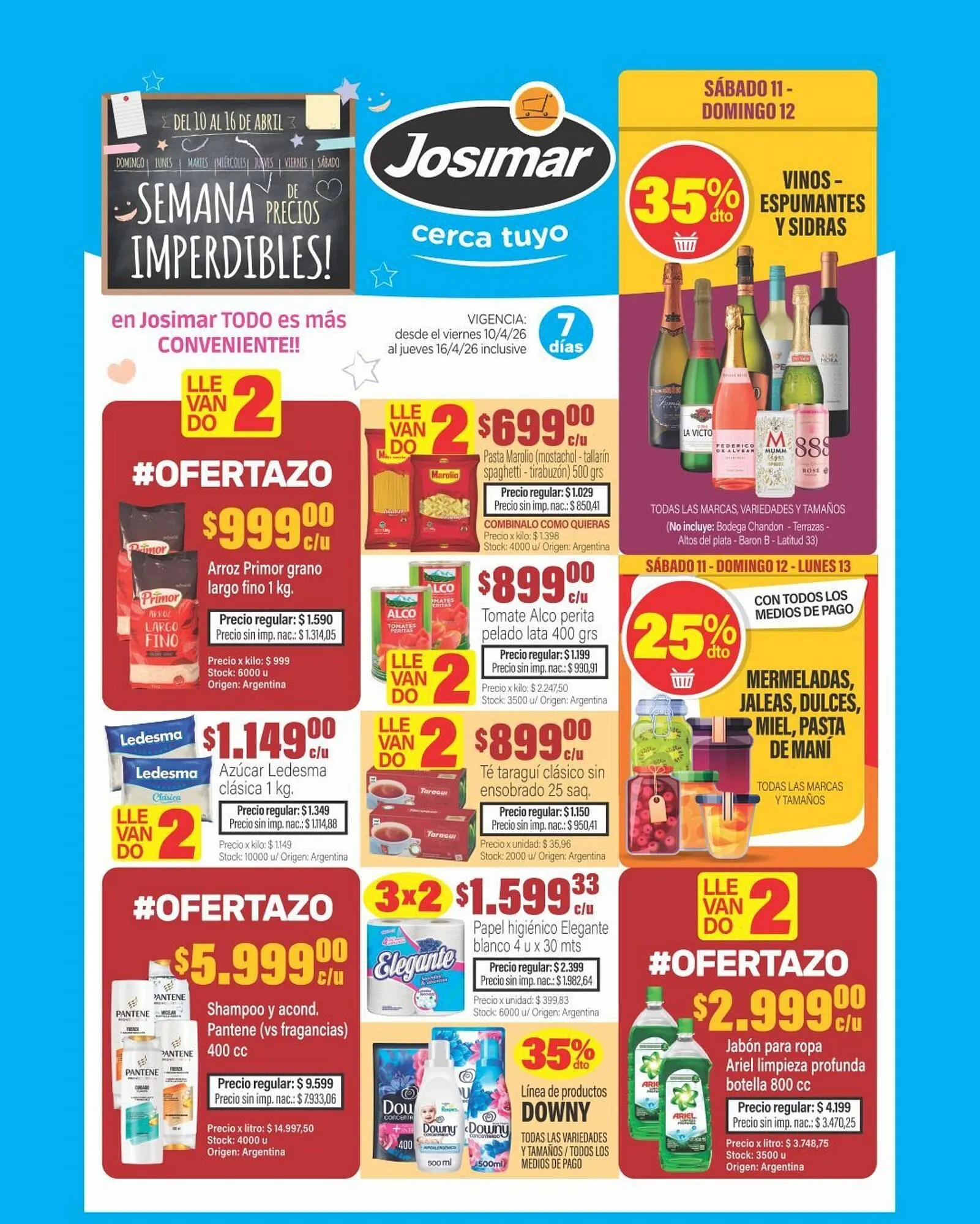 Ofertas de Catálogo Josimar 10 de abril al 16 de abril 2026 - Página 1 del catálogo