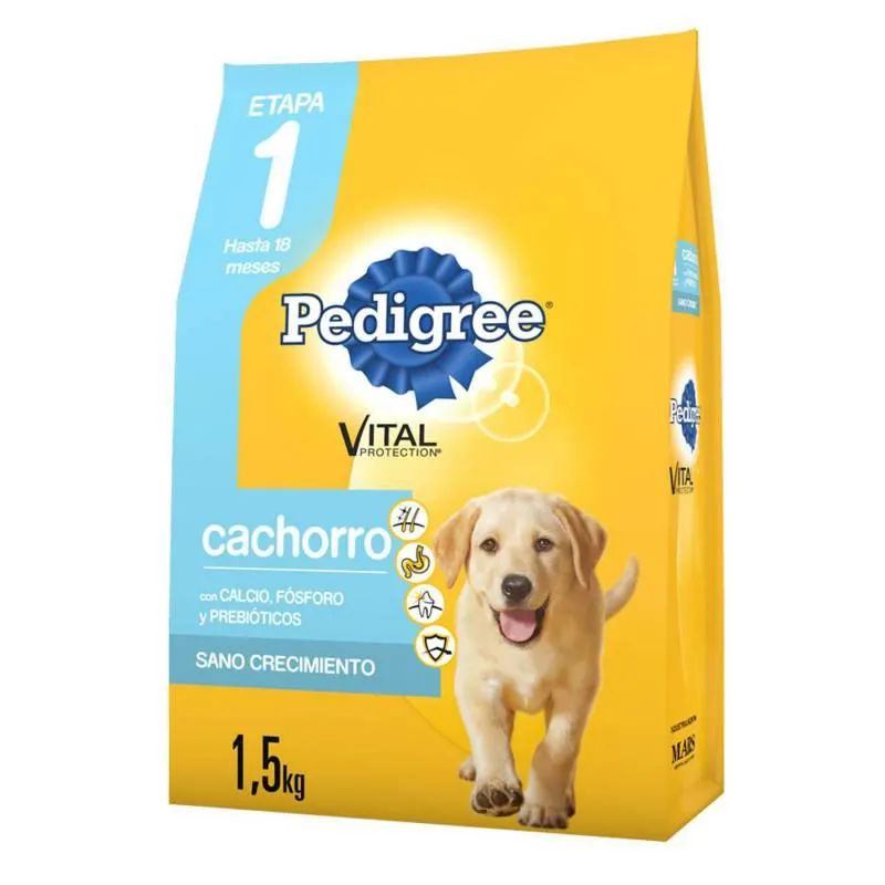 Alimento para Perro VP Cachorro ET1 Pedigree x 1,5 kg.