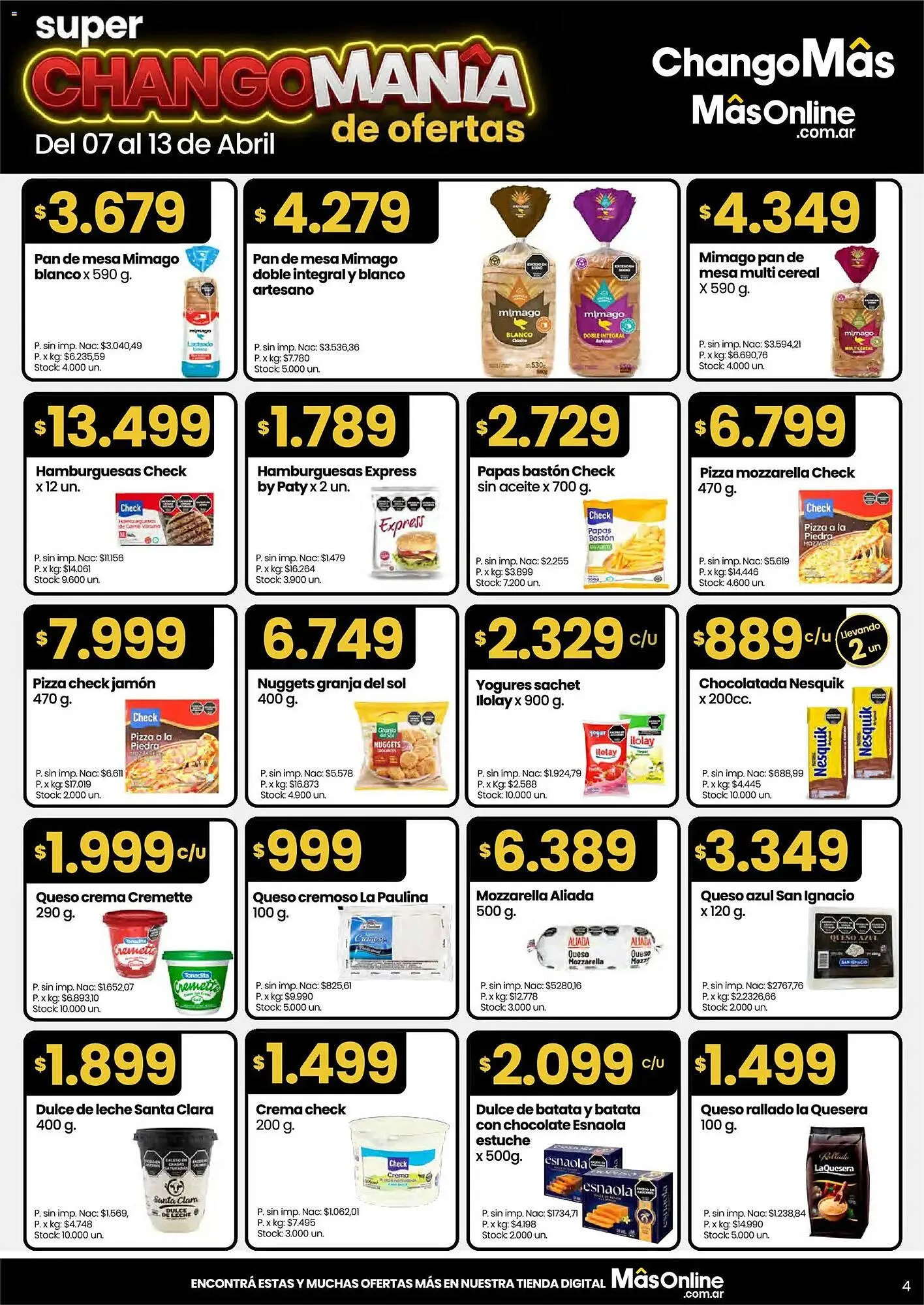 Ofertas de Catálogo Changomas 7 de abril al 14 de abril 2026 - Página 4 del catálogo