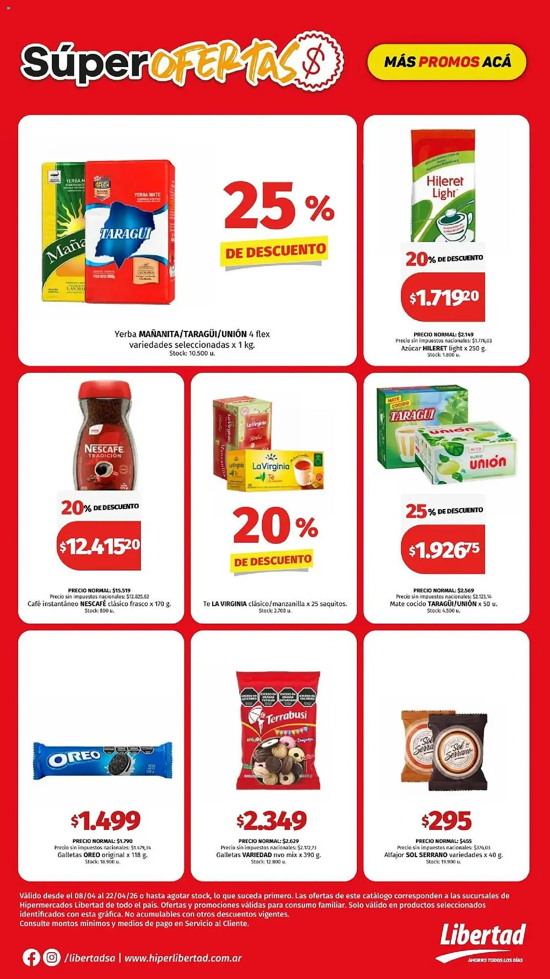 Ofertas de Catálogo Hipermercado Libertad 8 de abril al 22 de abril 2026 - Página 4 del catálogo