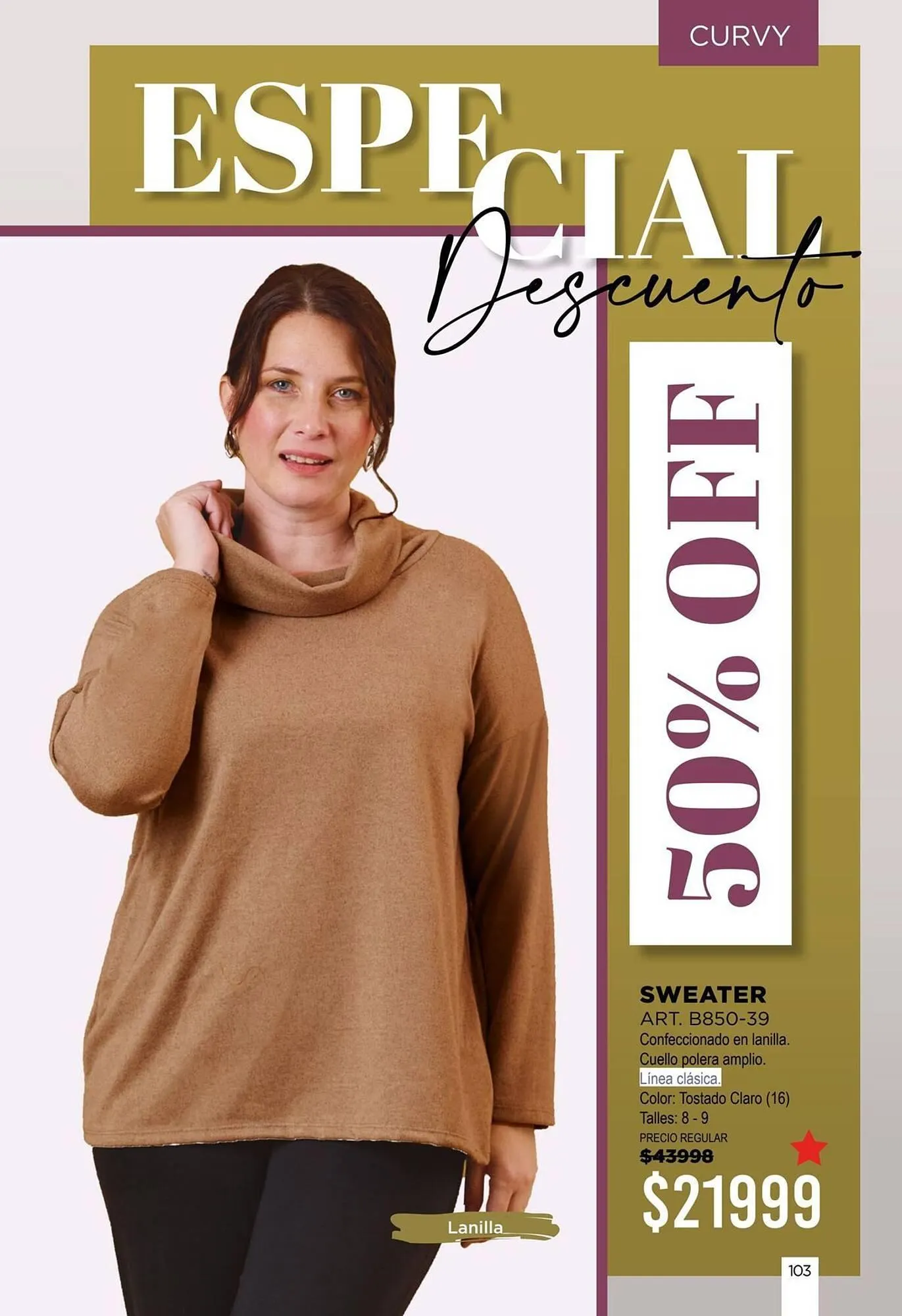 Ofertas de Catálogo Juana Bonita 12 de marzo al 31 de marzo 2025 - Página 103 del catálogo