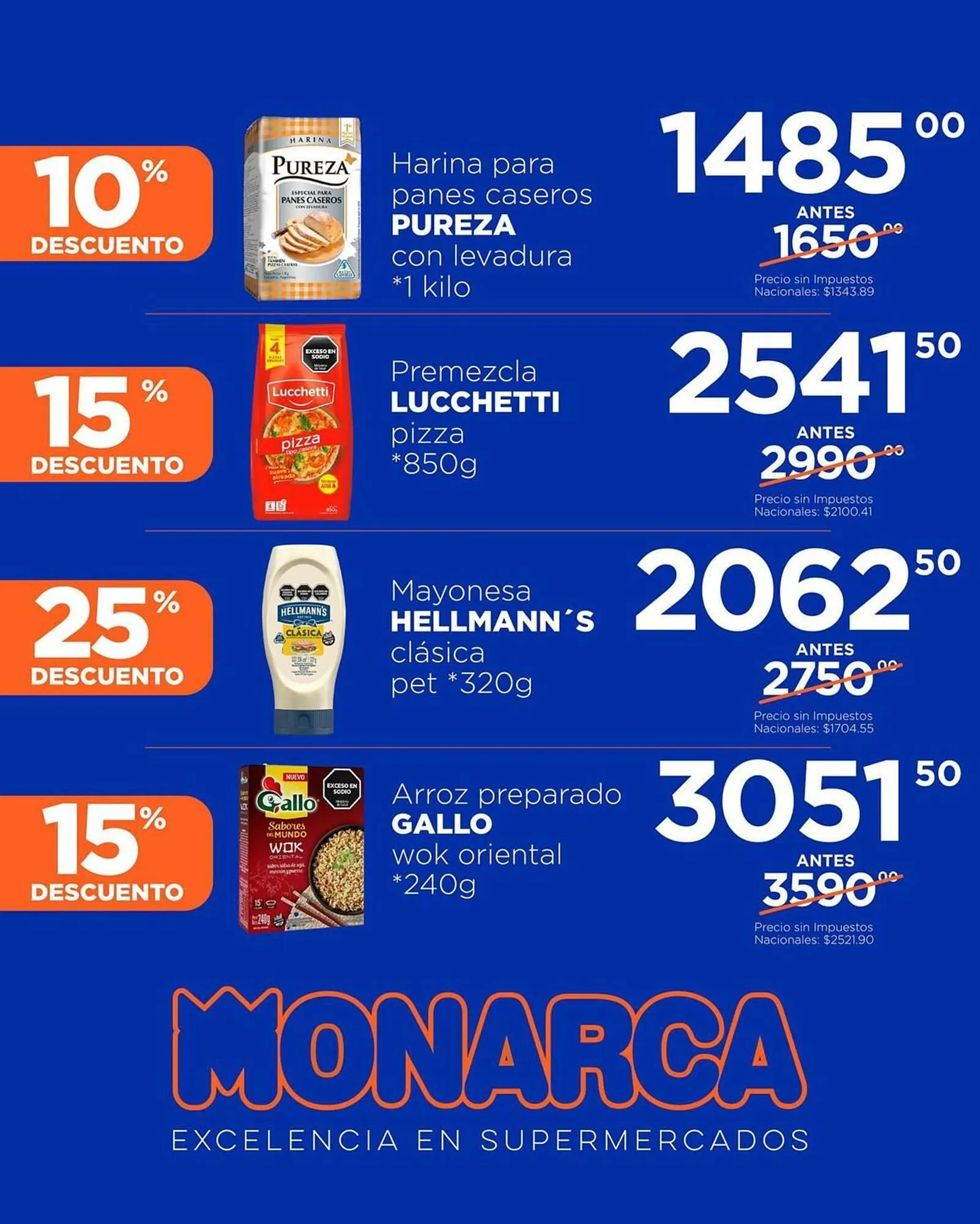 Ofertas de Catálogo Supermercados Monarca 8 de septiembre al 2 de octubre 2025 - Página 12 del catálogo