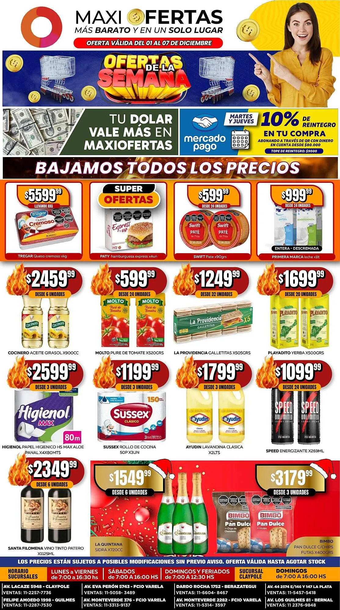 Ofertas de Catálogo Maxi Ofertas 1 de diciembre al 7 de diciembre 2025 - Página 1 del catálogo