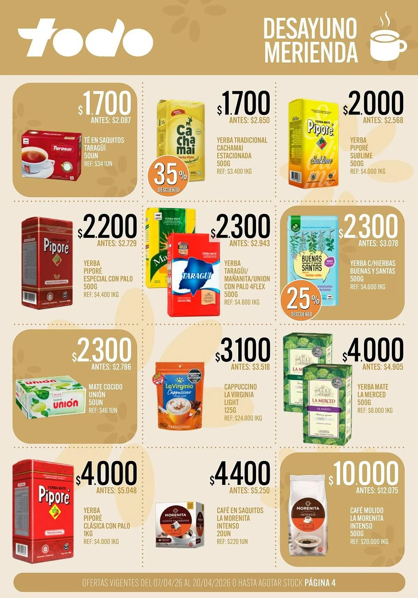 Ofertas de Catálogo Supermercados Todo 7 de abril al 20 de abril 2026 - Página 4 del catálogo