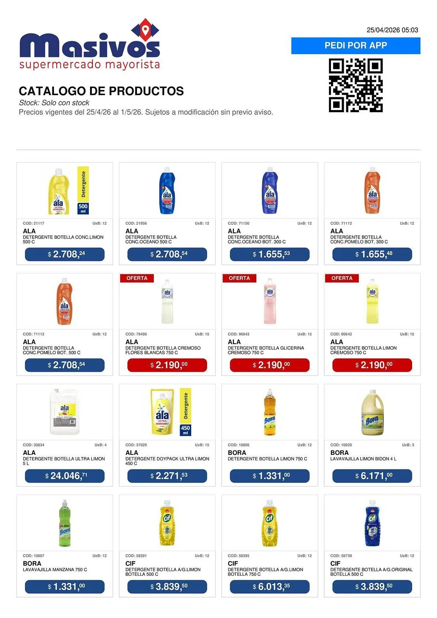 Ofertas de Catálogo Masivos 25 de abril al 1 de mayo 2026 - Página 83 del catálogo