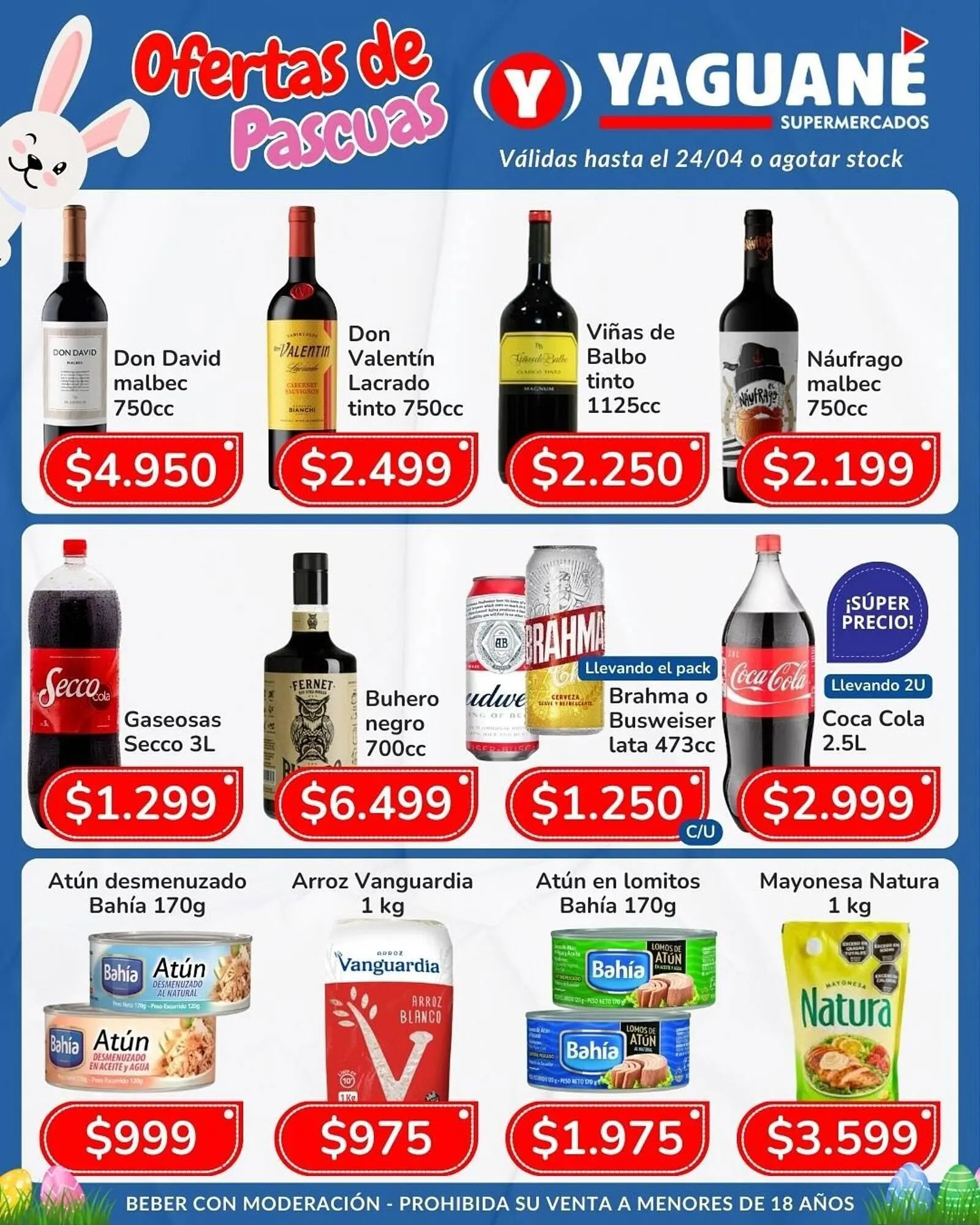Ofertas de Catálogo Yaguane Supermercados 11 de abril al 24 de abril 2025 - Página 2 del catálogo