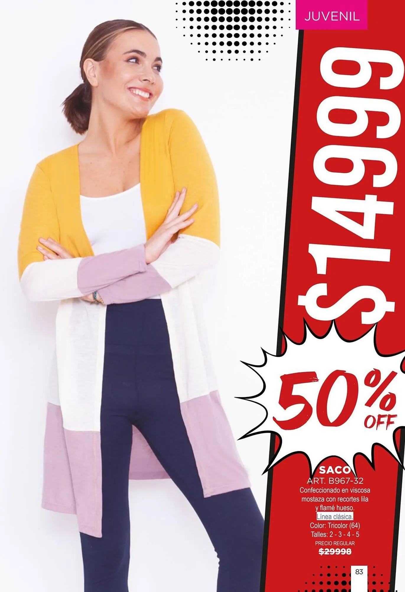 Ofertas de Catálogo Juana Bonita 25 de marzo al 31 de marzo 2025 - Página 83 del catálogo