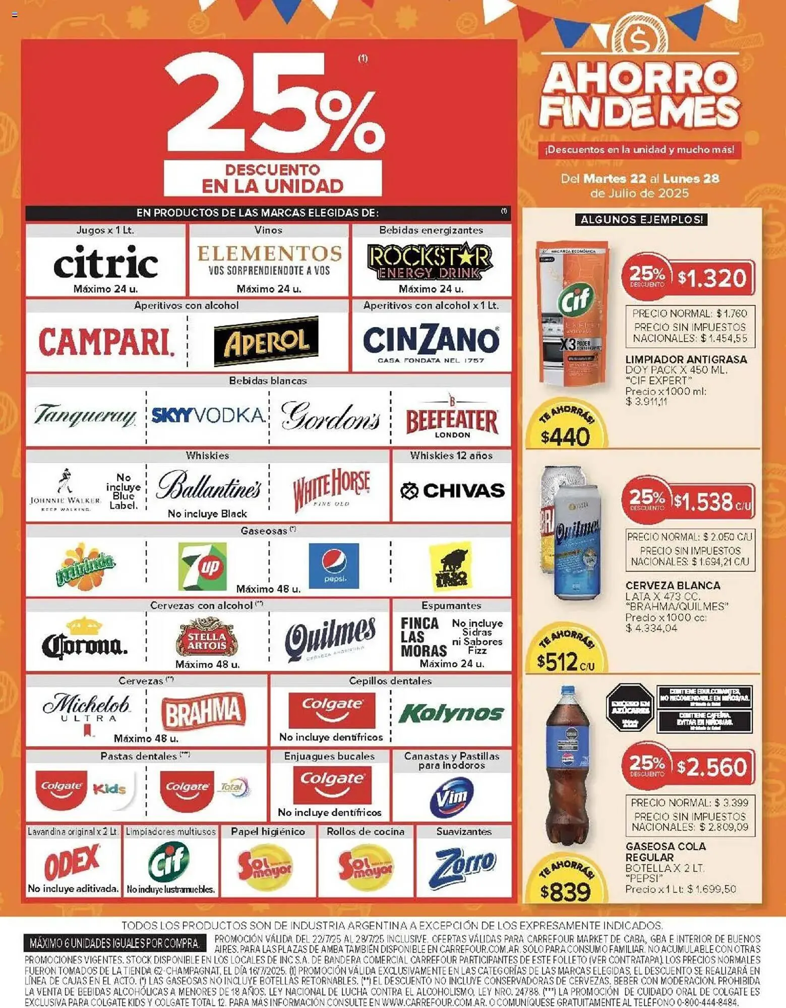 Ofertas de Catálogo Carrefour Market 22 de julio al 28 de julio 2025 - Página 8 del catálogo