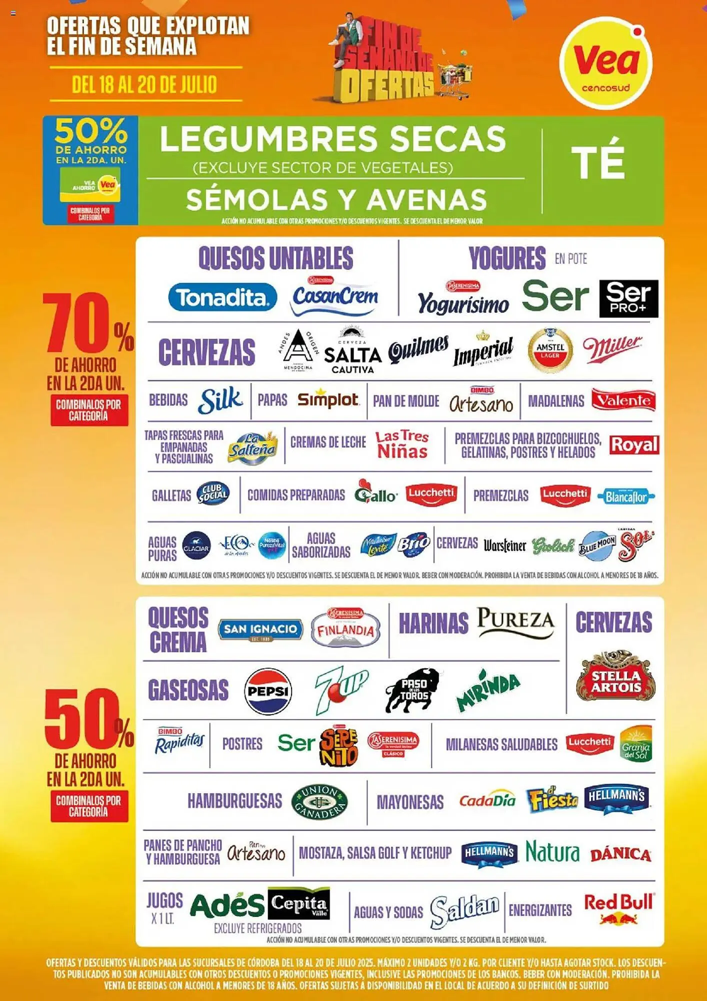 Ofertas de Catálogo Supermercados Vea 18 de julio al 21 de julio 2025 - Página 3 del catálogo