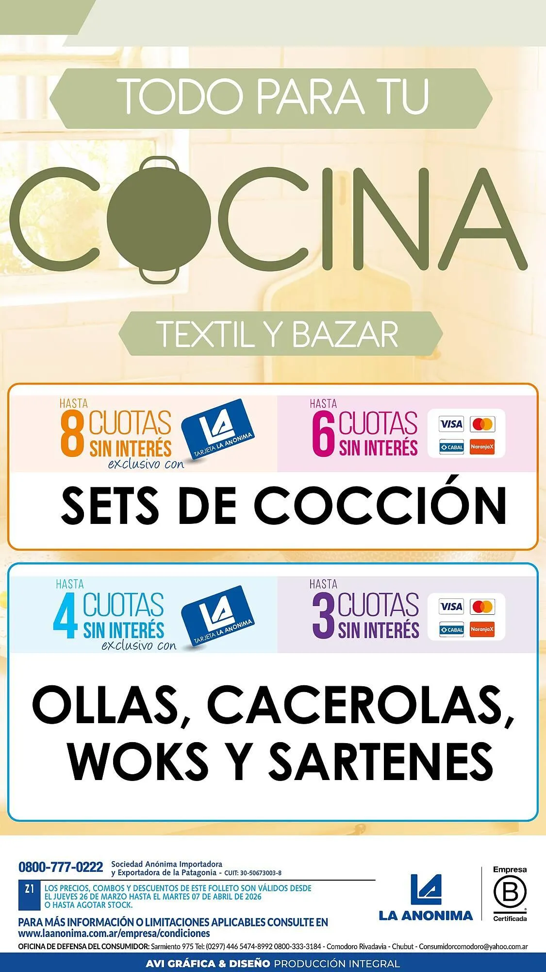 Ofertas de Catálogo La Anonima 27 de marzo al 7 de abril 2026 - Página 11 del catálogo