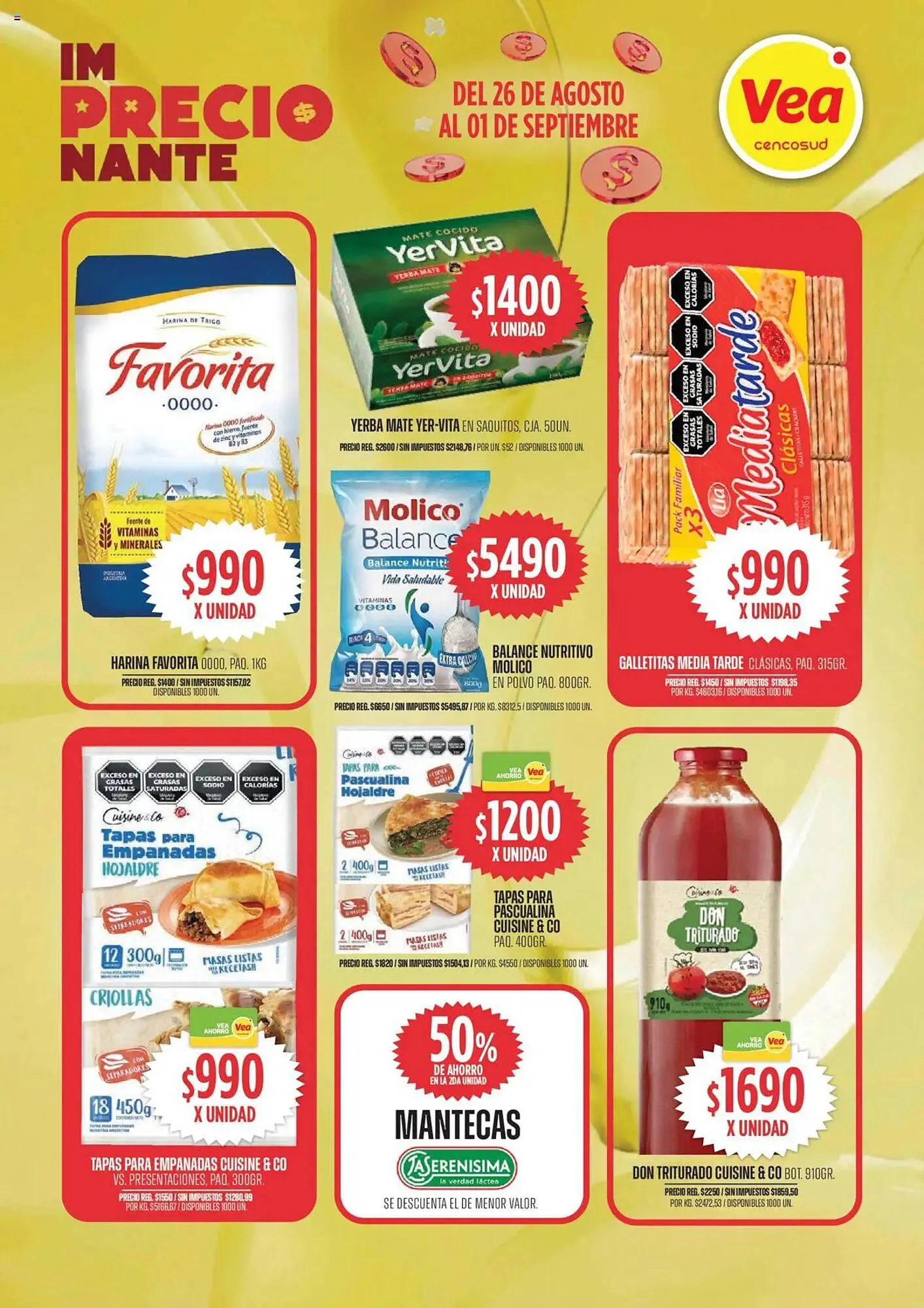 Ofertas de Catálogo Supermercados Vea 26 de agosto al 1 de septiembre 2025 - Página 4 del catálogo