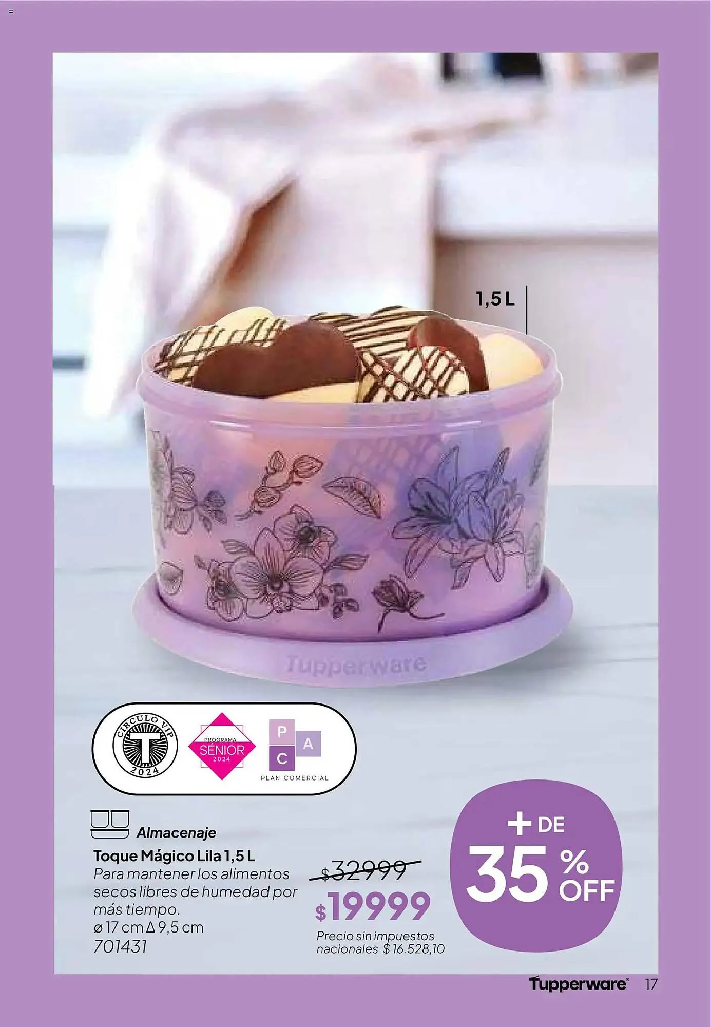 Ofertas de Folleto Tupperware 9 de marzo al 31 de marzo 2026 - Página 18 del catálogo