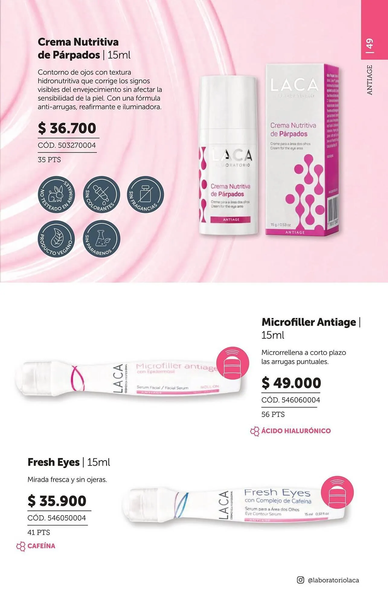 Ofertas de Catálogo Laboratorio LACA 11 de marzo al 31 de marzo 2026 - Página 49 del catálogo