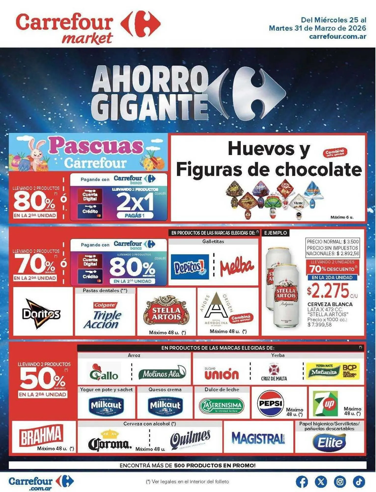 Ofertas de Folleto Carrefour Market 25 de marzo al 1 de abril 2026 - Página 1 del catálogo