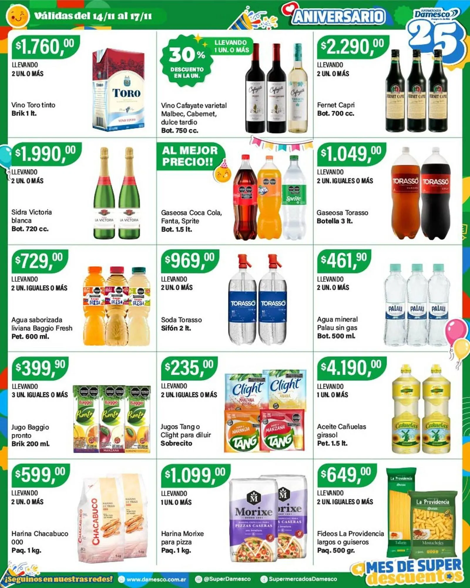Ofertas de Catálogo Supermercados Damesco 14 de noviembre al 17 de noviembre 2025 - Página 2 del catálogo