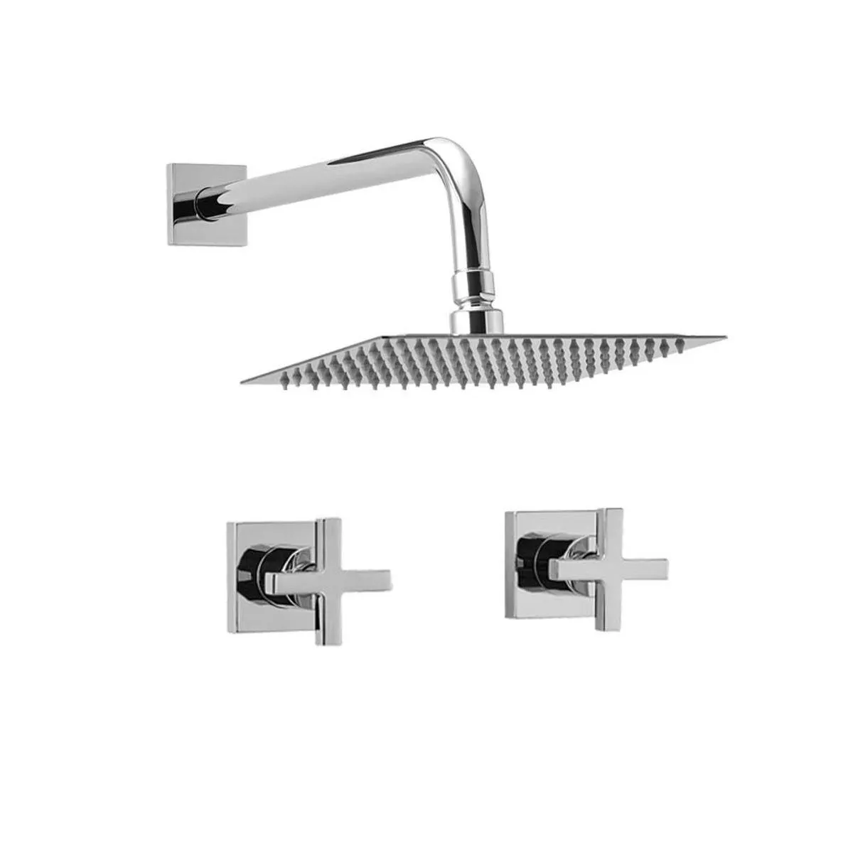 Ducha Embutir Monocomando Cromado Santander Peirano