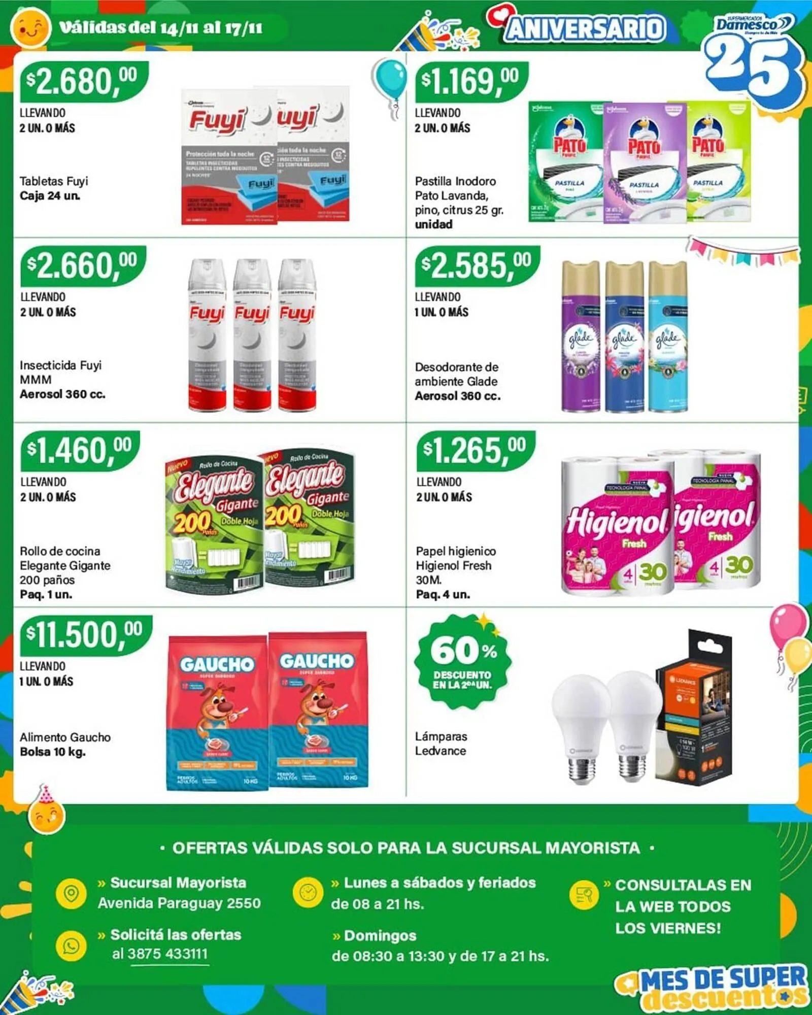 Ofertas de Catálogo Supermercados Damesco 14 de noviembre al 17 de noviembre 2025 - Página 8 del catálogo
