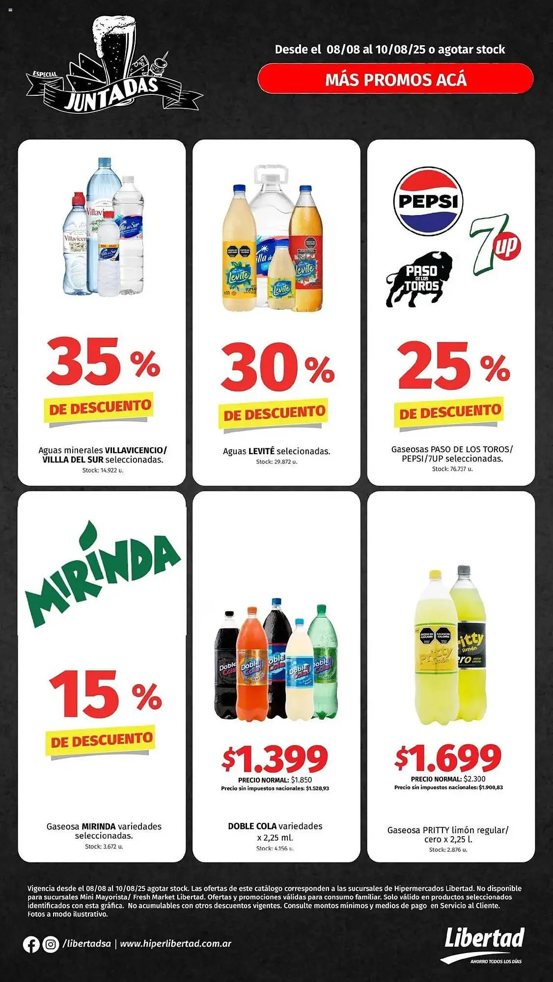 Ofertas de Catálogo Hipermercado Libertad 8 de agosto al 10 de agosto 2025 - Página 2 del catálogo