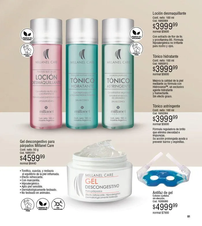 Ofertas de Catálogo Millanel Cosmética C10 26 de agosto al 22 de septiembre 2024 - Página 91 del catálogo