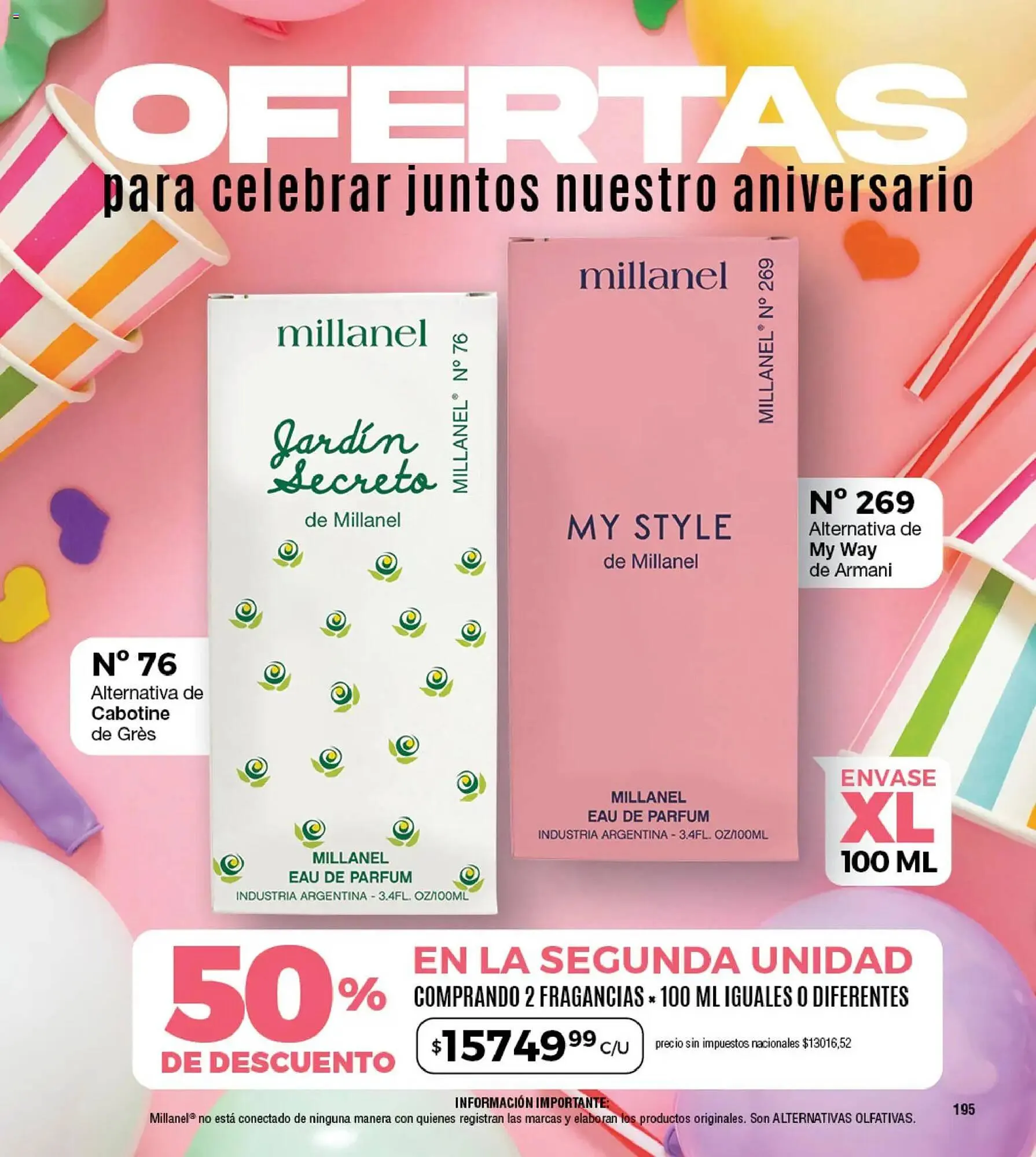 Ofertas de Catálogo Millanel Cosmética 30 de marzo al 27 de abril 2026 - Página 195 del catálogo